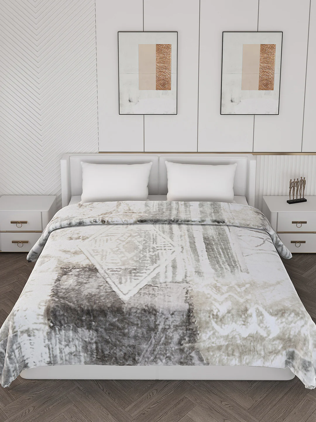 Printed Double Bed 928 GSM Blanket Embassy 1 Ply (Weight 4.9 kg) - Image 3