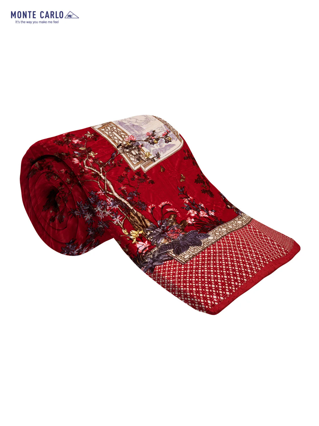 Printed Double Bed 947 GSM Blanket Angel Gold 1 Ply (Weight 5 kg) - Image 4