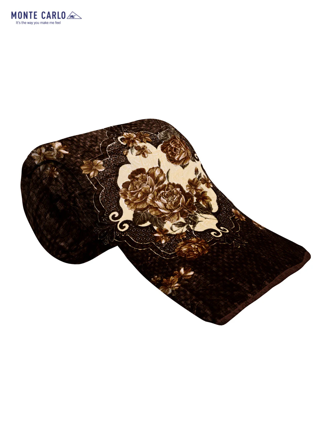 Printed Double Bed 947 GSM Blanket Angel Gold 1 Ply (Weight 5 kg) - Image 4