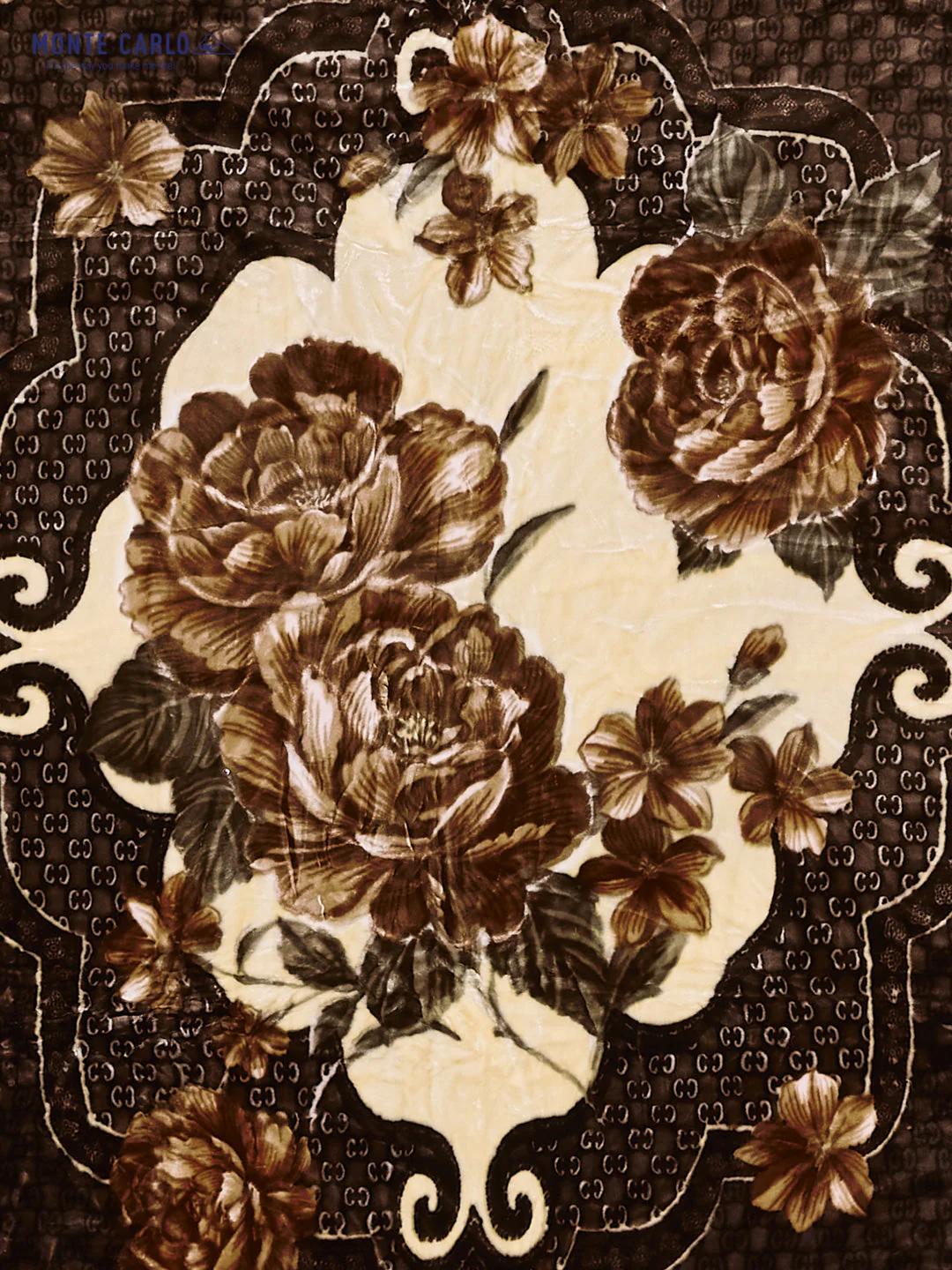 Printed Double Bed 947 GSM Blanket Angel Gold 1 Ply (Weight 5 kg) - Image 6