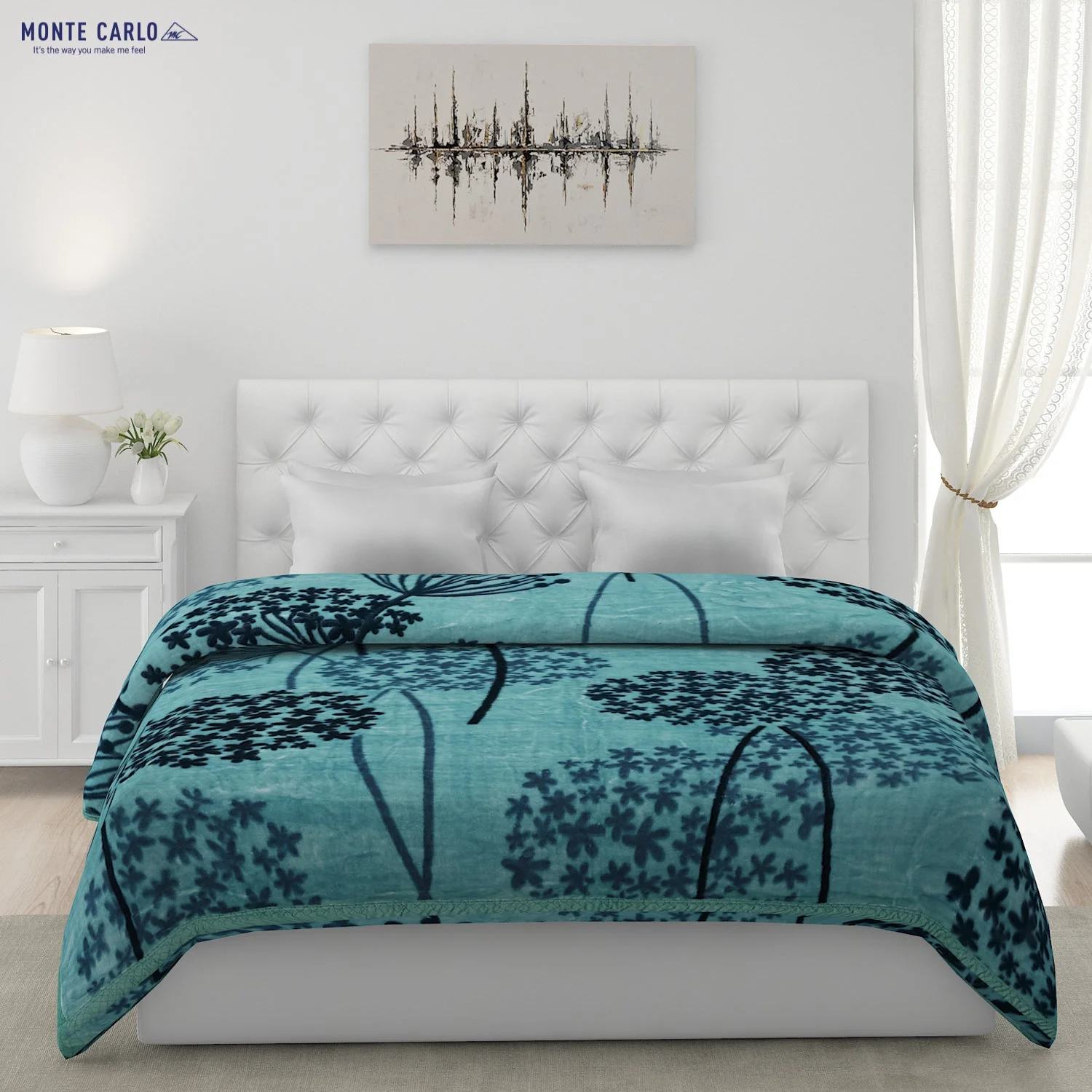 Printed Double Bed 947 GSM Blanket Hunter 2 Ply (Weight 5 kg) - Image 2