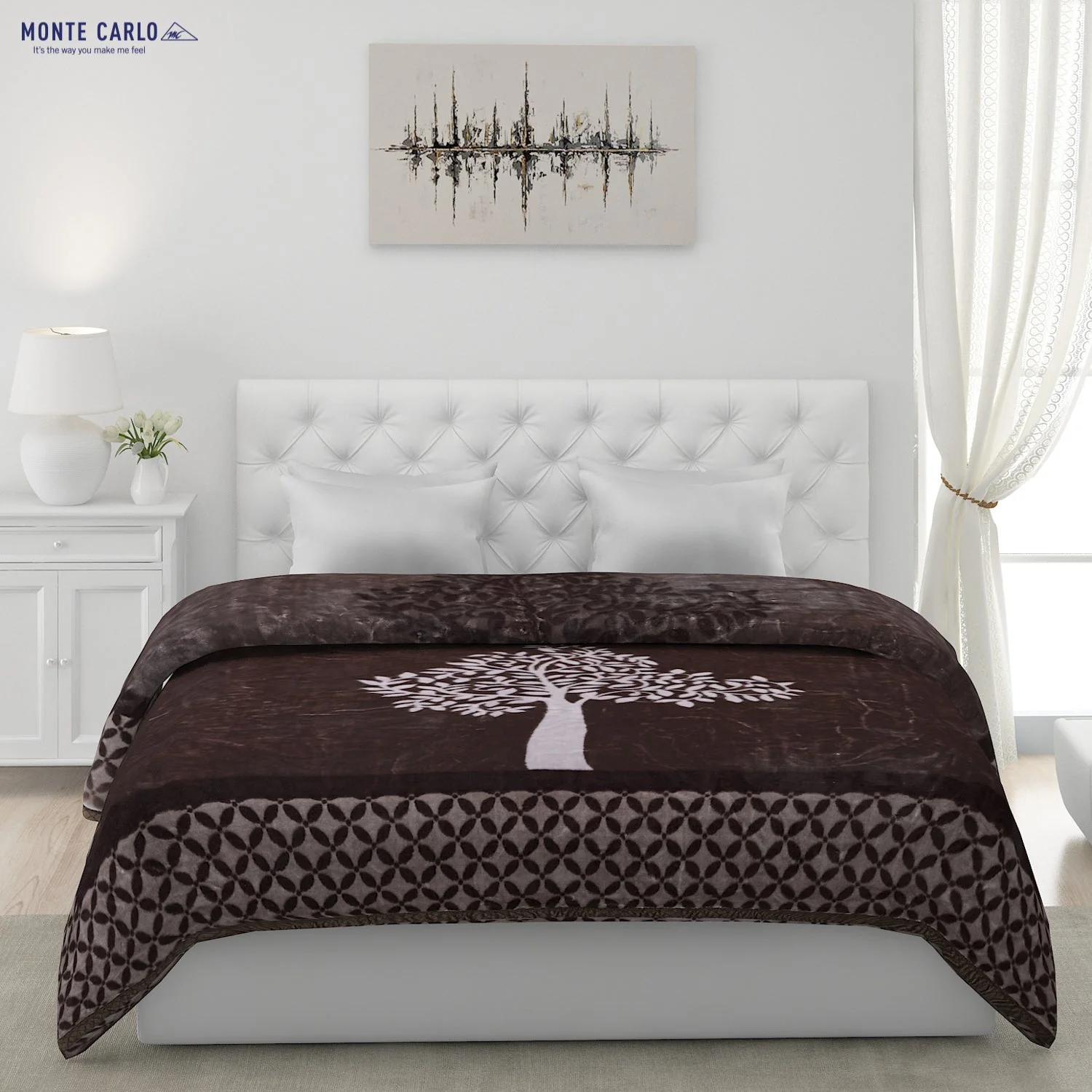 Printed Double Bed 947 GSM Blanket Hunter 2 Ply (Weight 5 kg) - Image 3