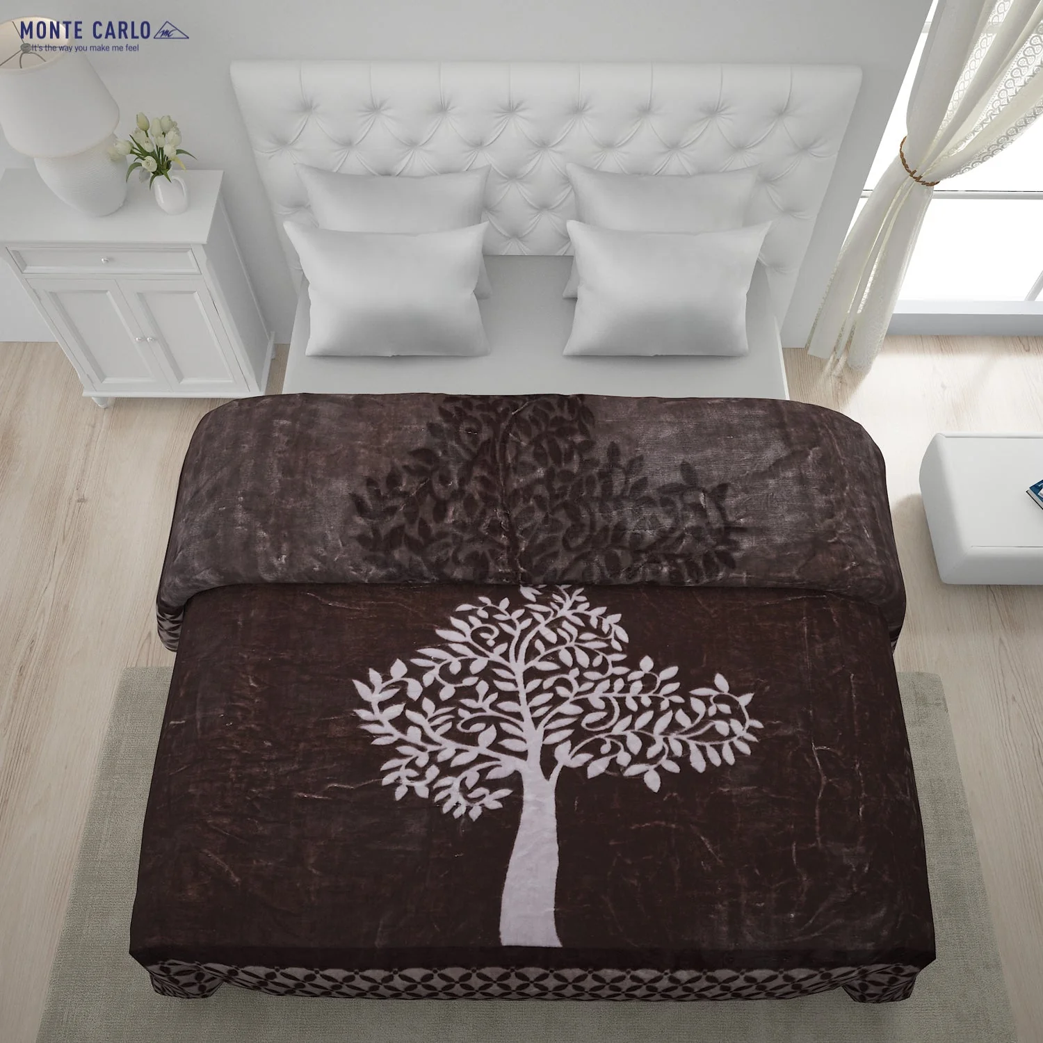 Printed Double Bed 947 GSM Blanket Hunter 2 Ply (Weight 5 kg) - Image 4