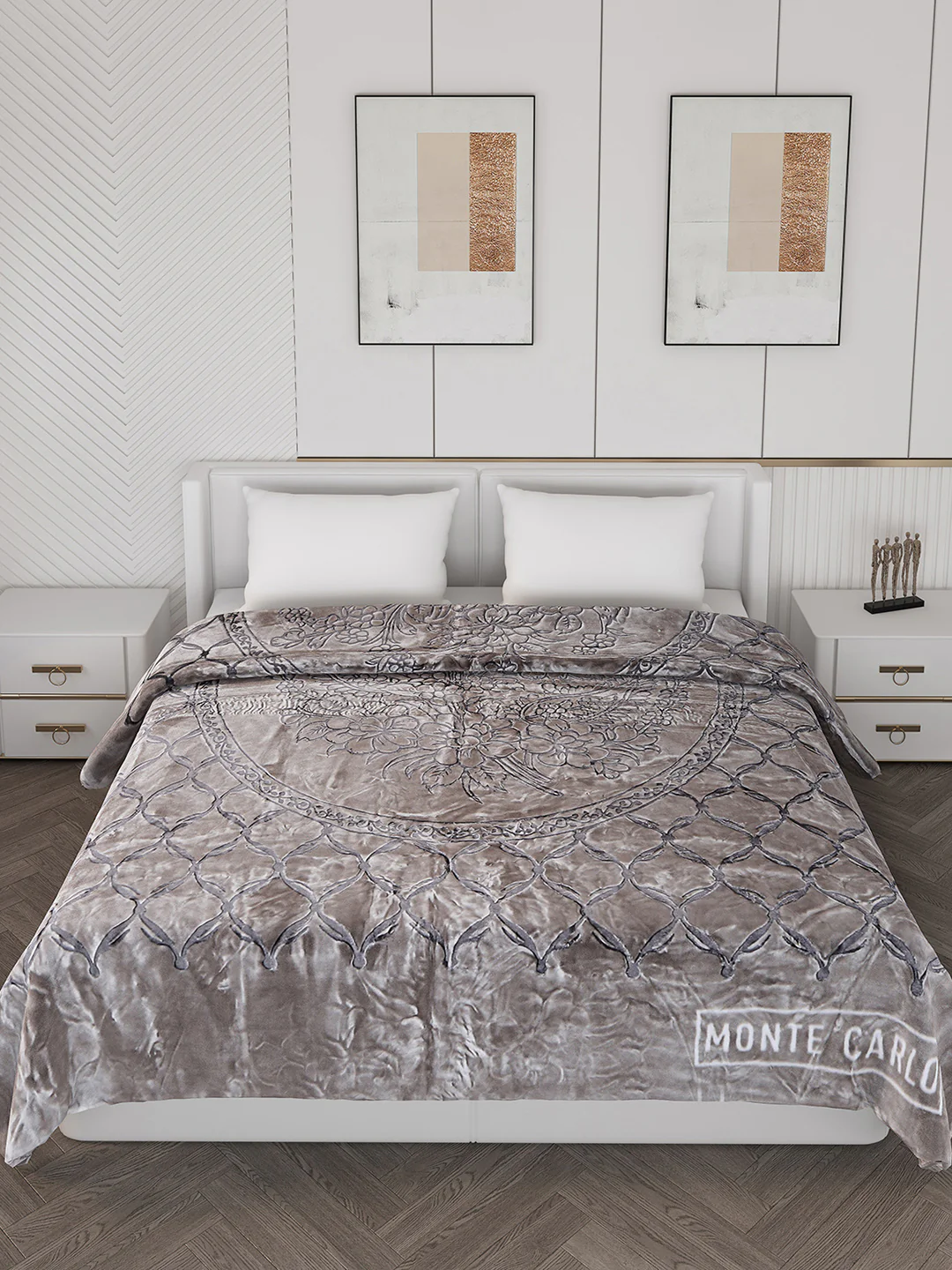 Printed Double Bed 950 GSM Blanket for Heavy Winter -2 Ply (Weight 5 kg) - Image 2