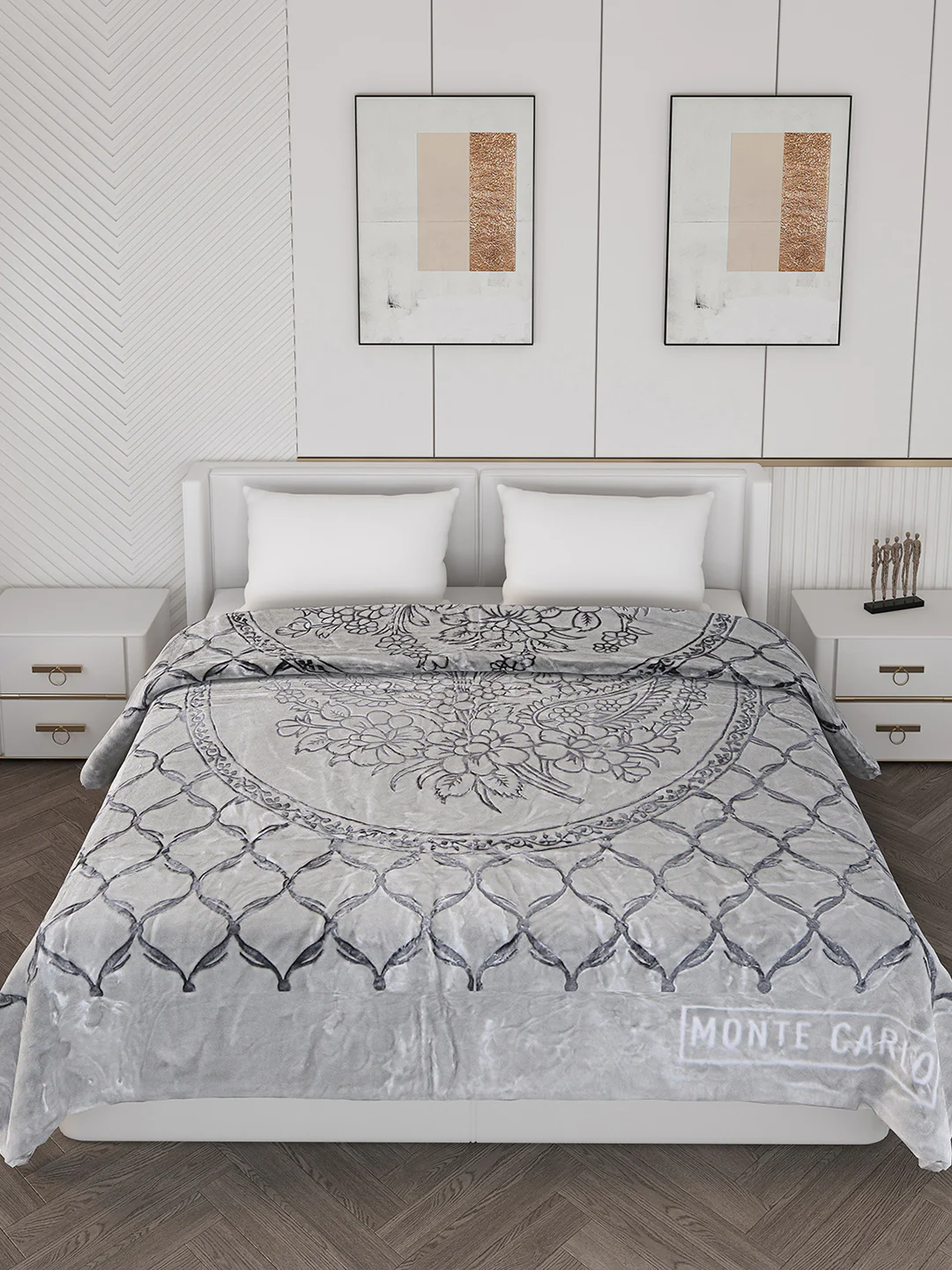 Printed Double Bed 950 GSM Blanket for Heavy Winter -2 Ply (Weight 5 kg) - Image 2