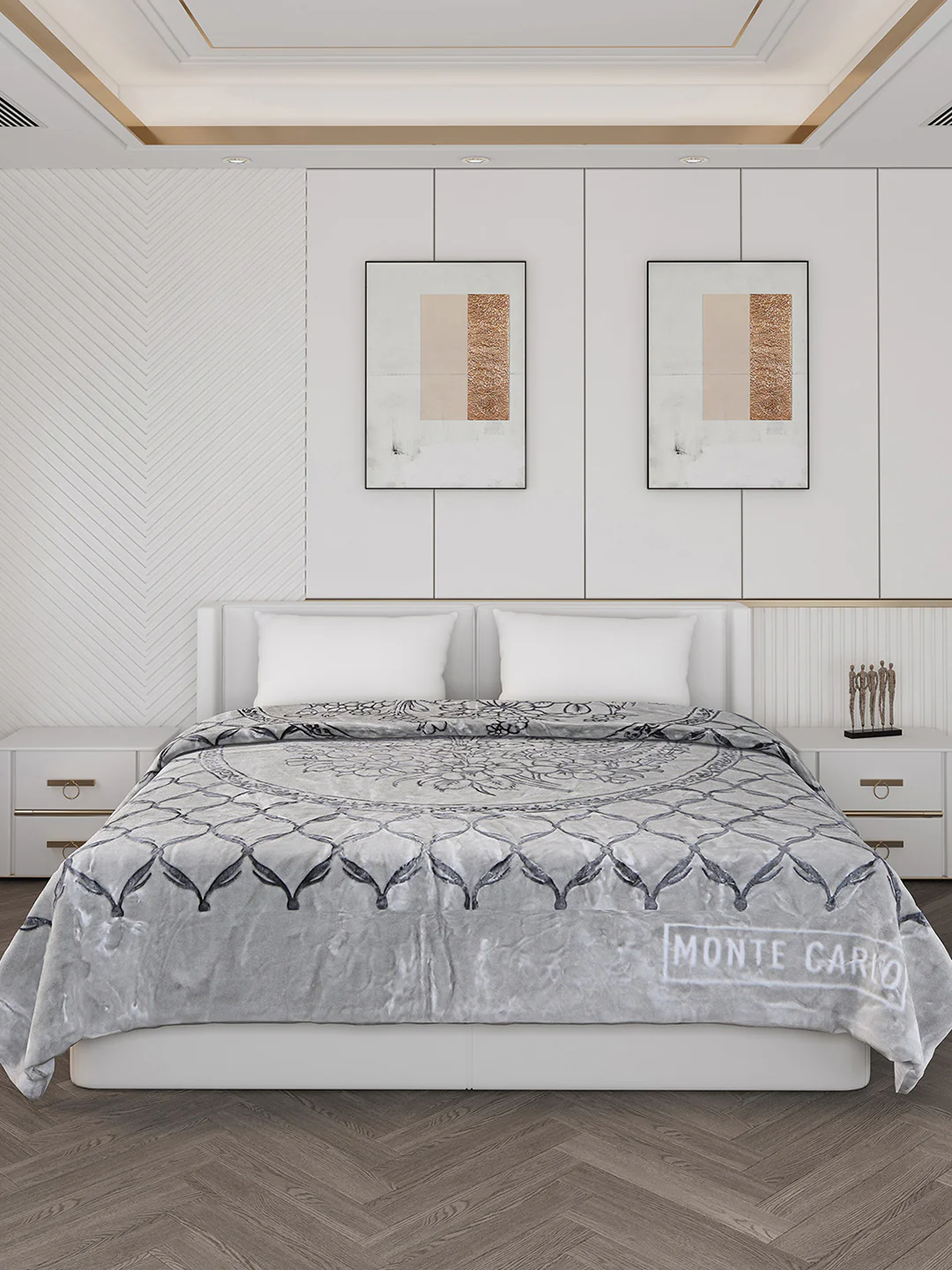 Printed Double Bed 950 GSM Blanket for Heavy Winter -2 Ply (Weight 5 kg) - Image 3