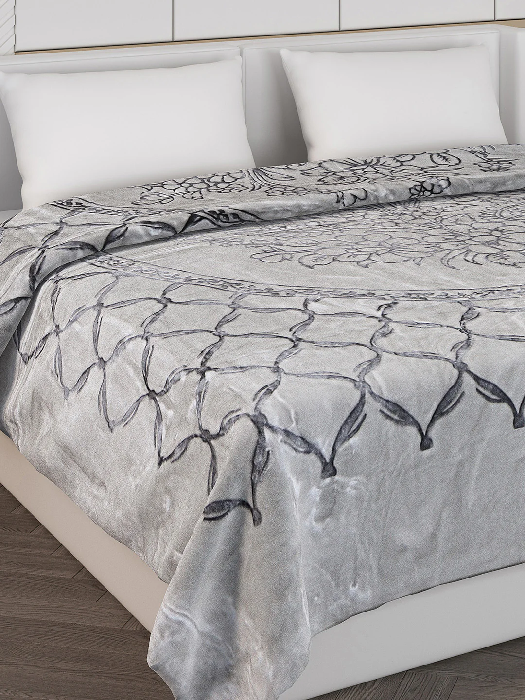 Printed Double Bed 950 GSM Blanket for Heavy Winter -2 Ply (Weight 5 kg) - Image 4