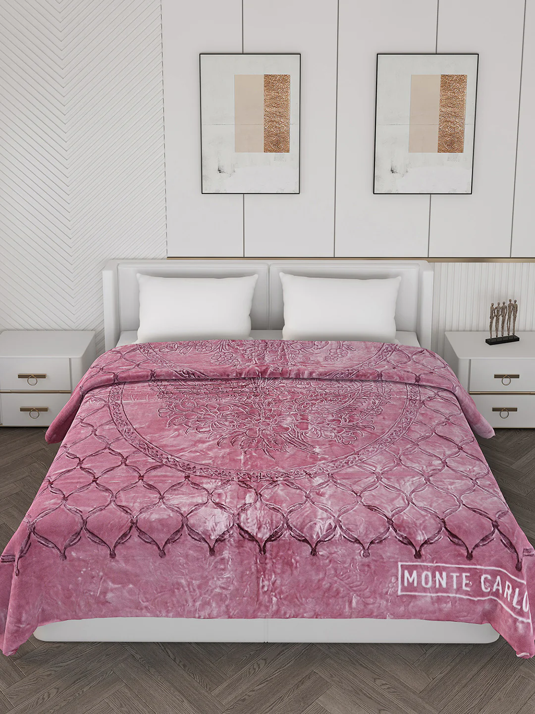 Printed Double Bed 950 GSM Blanket for Heavy Winter -2 Ply (Weight 5 kg) - Image 2