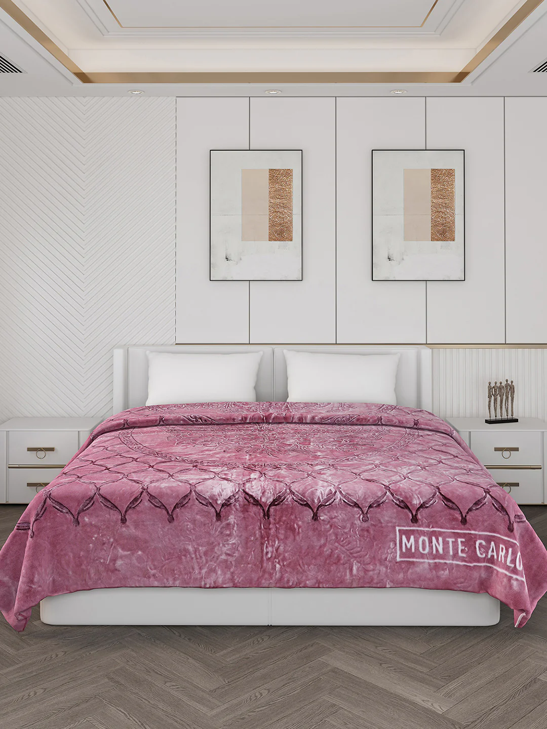 Printed Double Bed 950 GSM Blanket for Heavy Winter -2 Ply (Weight 5 kg) - Image 3
