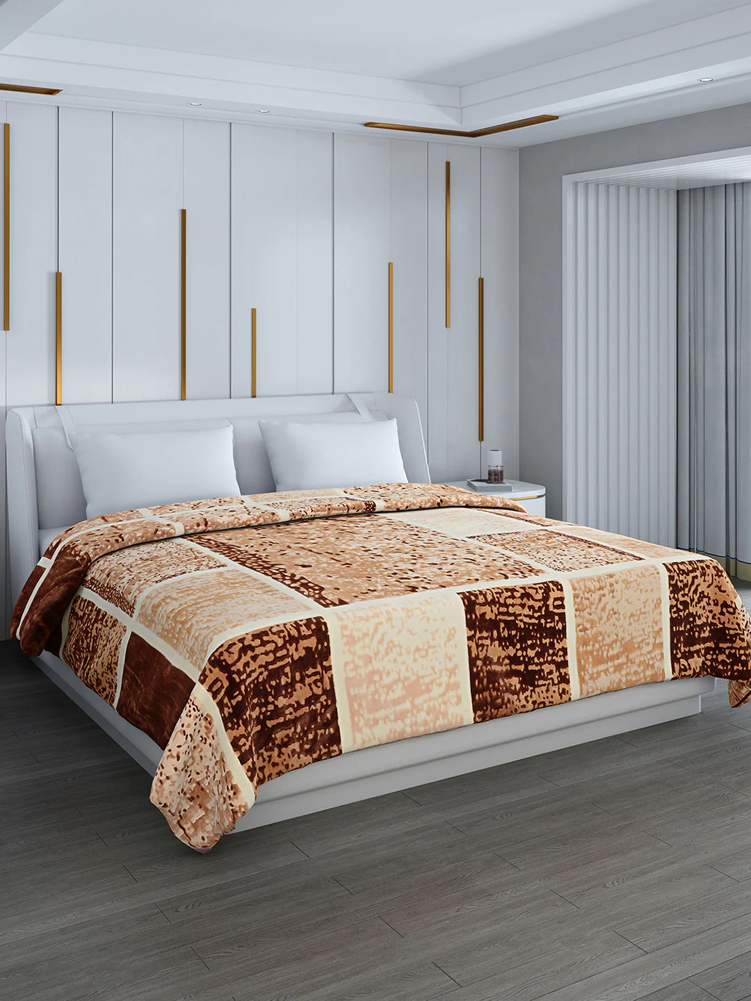 Printed Double Bed 994 GSM Blanket Parker 2 Ply (Weight 5.25 kg) - Image 4