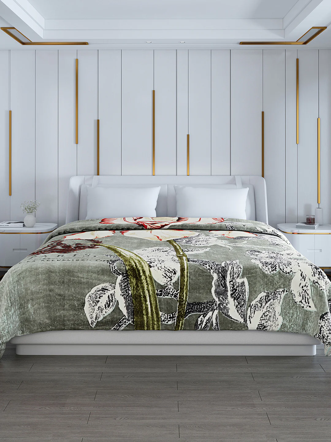 Printed Double Bed 994 GSM Blanket Parker 2 Ply (Weight 5.25 kg) - Image 2