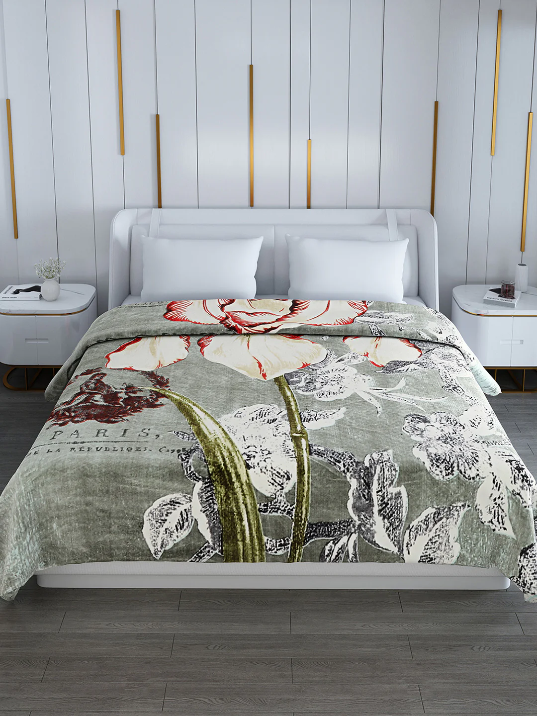 Printed Double Bed 994 GSM Blanket Parker 2 Ply (Weight 5.25 kg) - Image 3