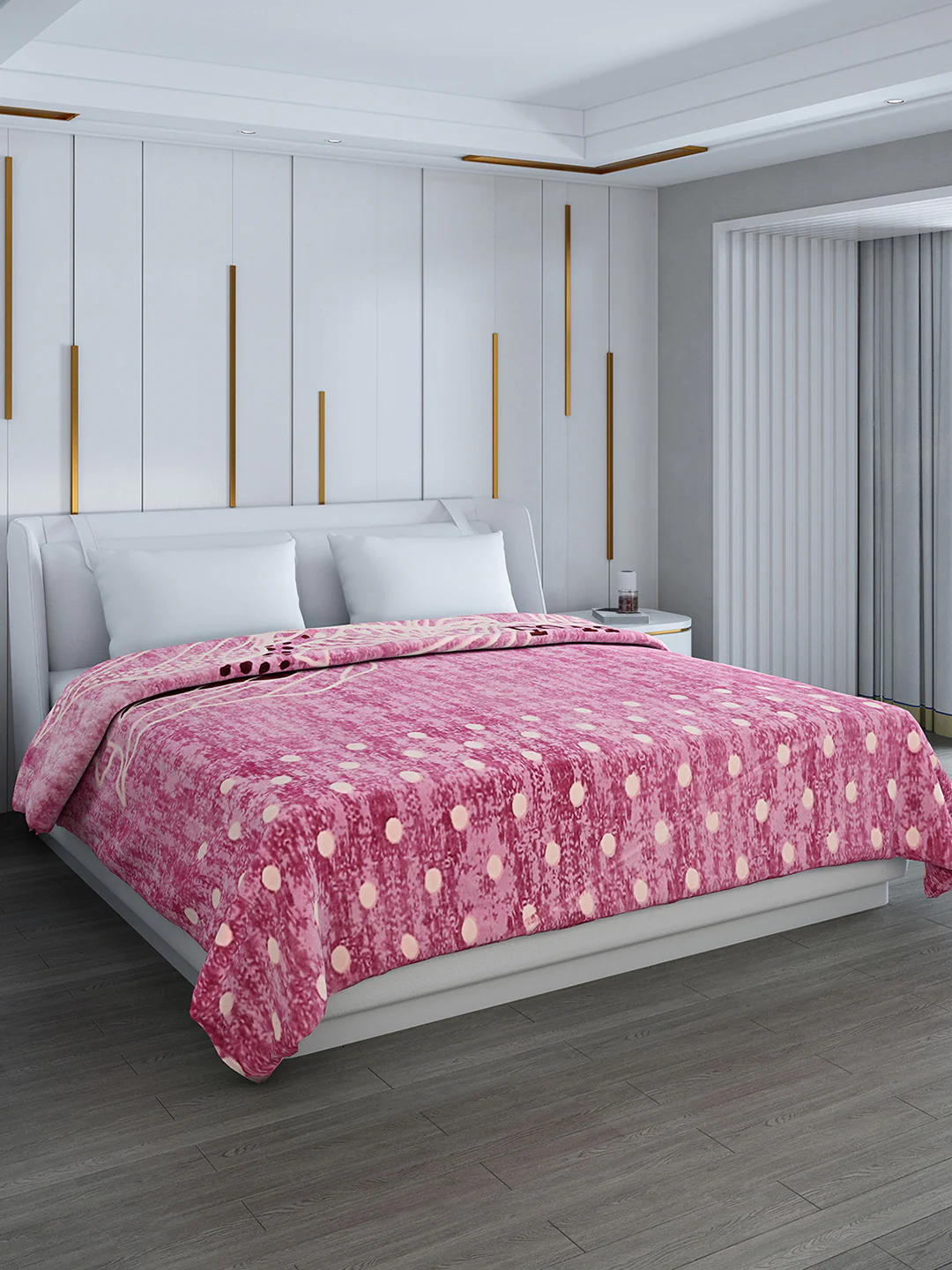 Printed Double Bed 994 GSM Blanket Parker 2 Ply (Weight 5.25 kg) - Image 4