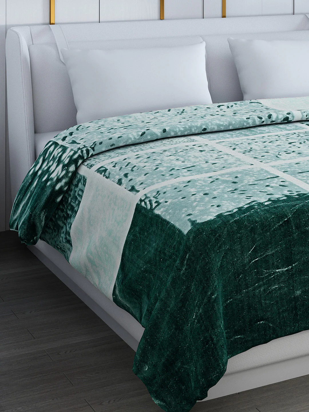 Printed Double Bed 994 GSM Blanket Parker 2 Ply (Weight 5.25 kg)