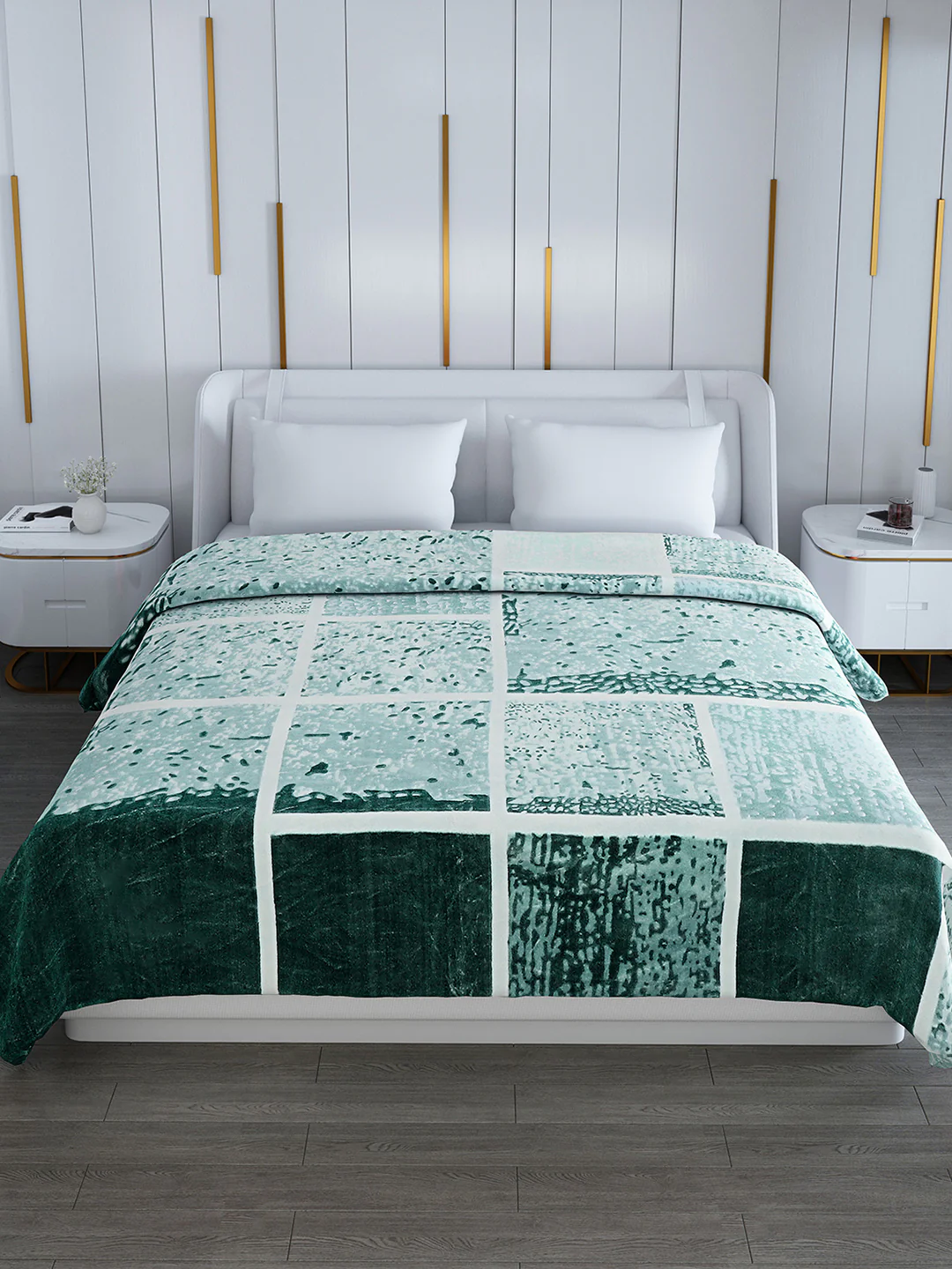 Printed Double Bed 994 GSM Blanket Parker 2 Ply (Weight 5.25 kg) - Image 3