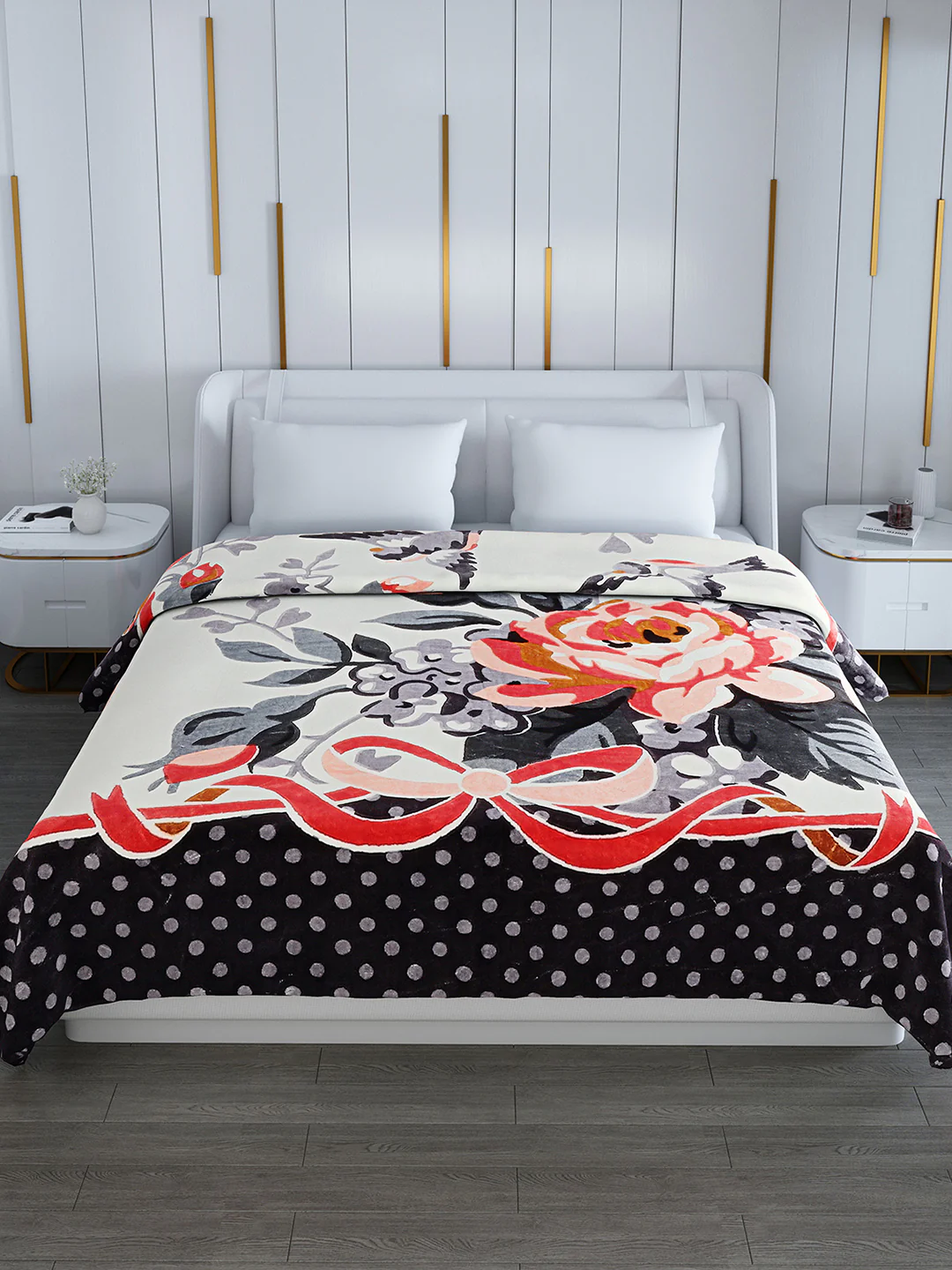 Printed Double Bed 994 GSM Blanket Parker 2 Ply (Weight 5.25 kg) - Image 3