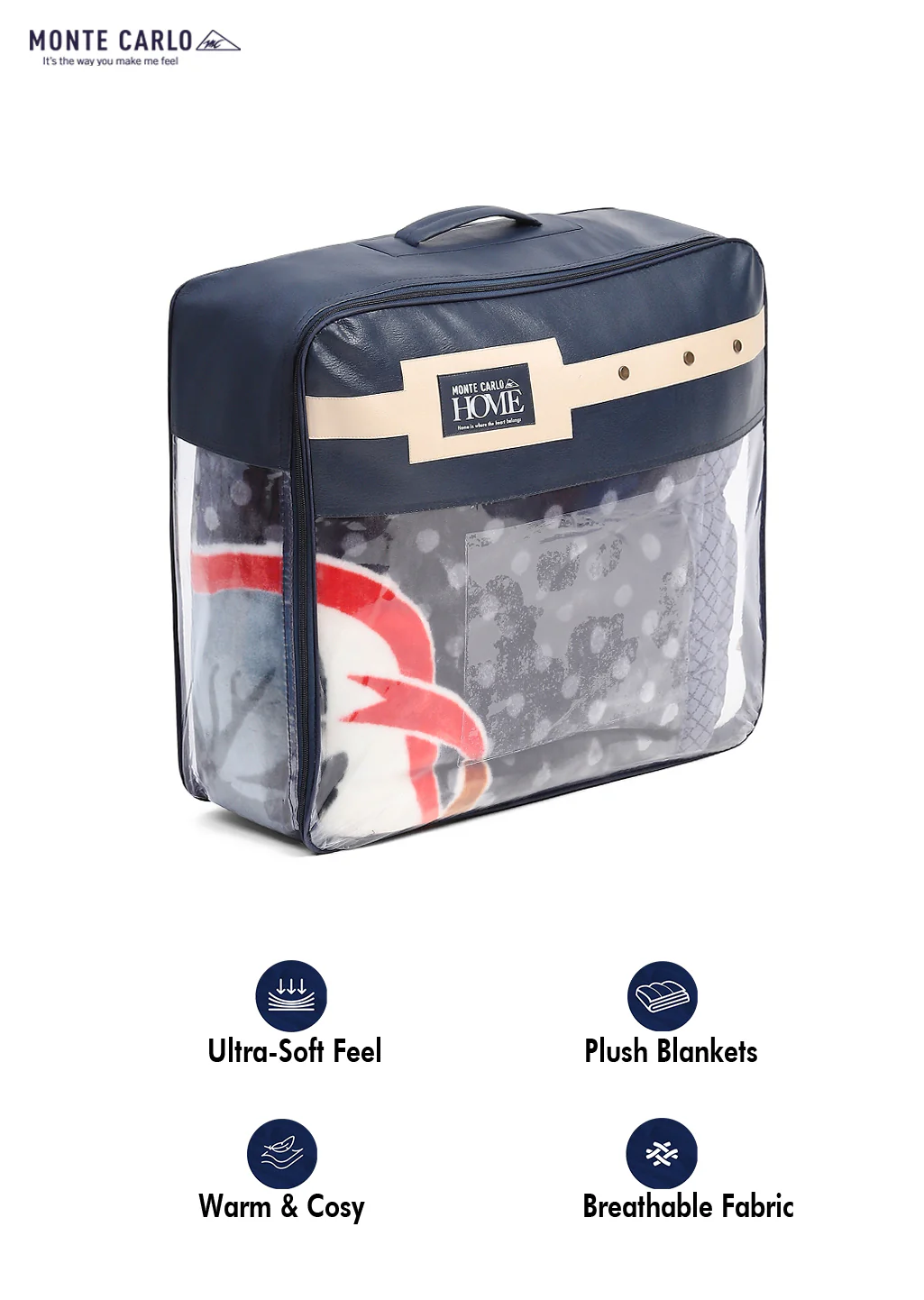 Printed Double Bed 994 GSM Blanket Parker 2 Ply (Weight 5.25 kg) - Image 8