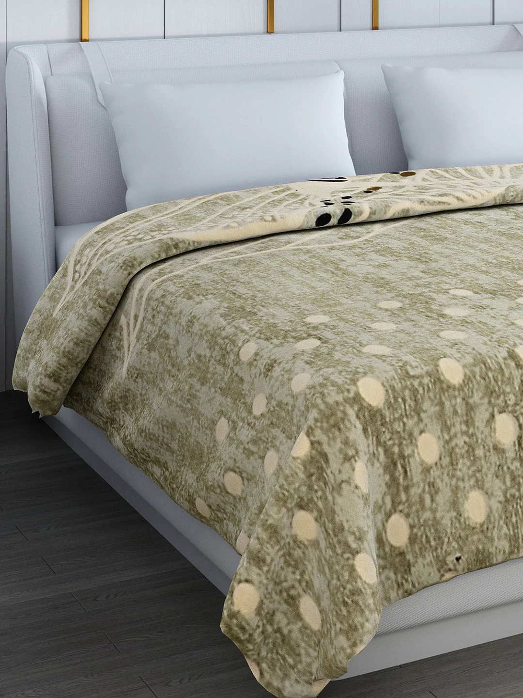 Printed Double Bed 994 GSM Blanket Parker 2 Ply (Weight 5.25 kg)