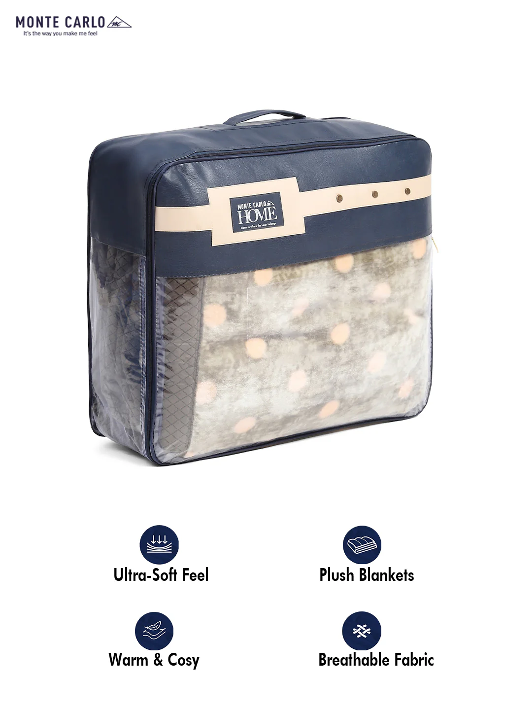 Printed Double Bed 994 GSM Blanket Parker 2 Ply (Weight 5.25 kg) - Image 8