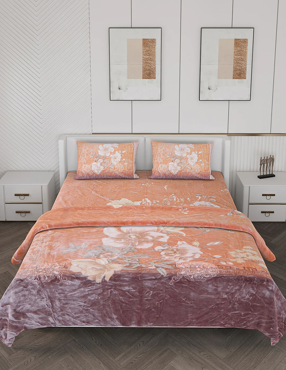 Printed Double Bed Bedding Set - Image 3