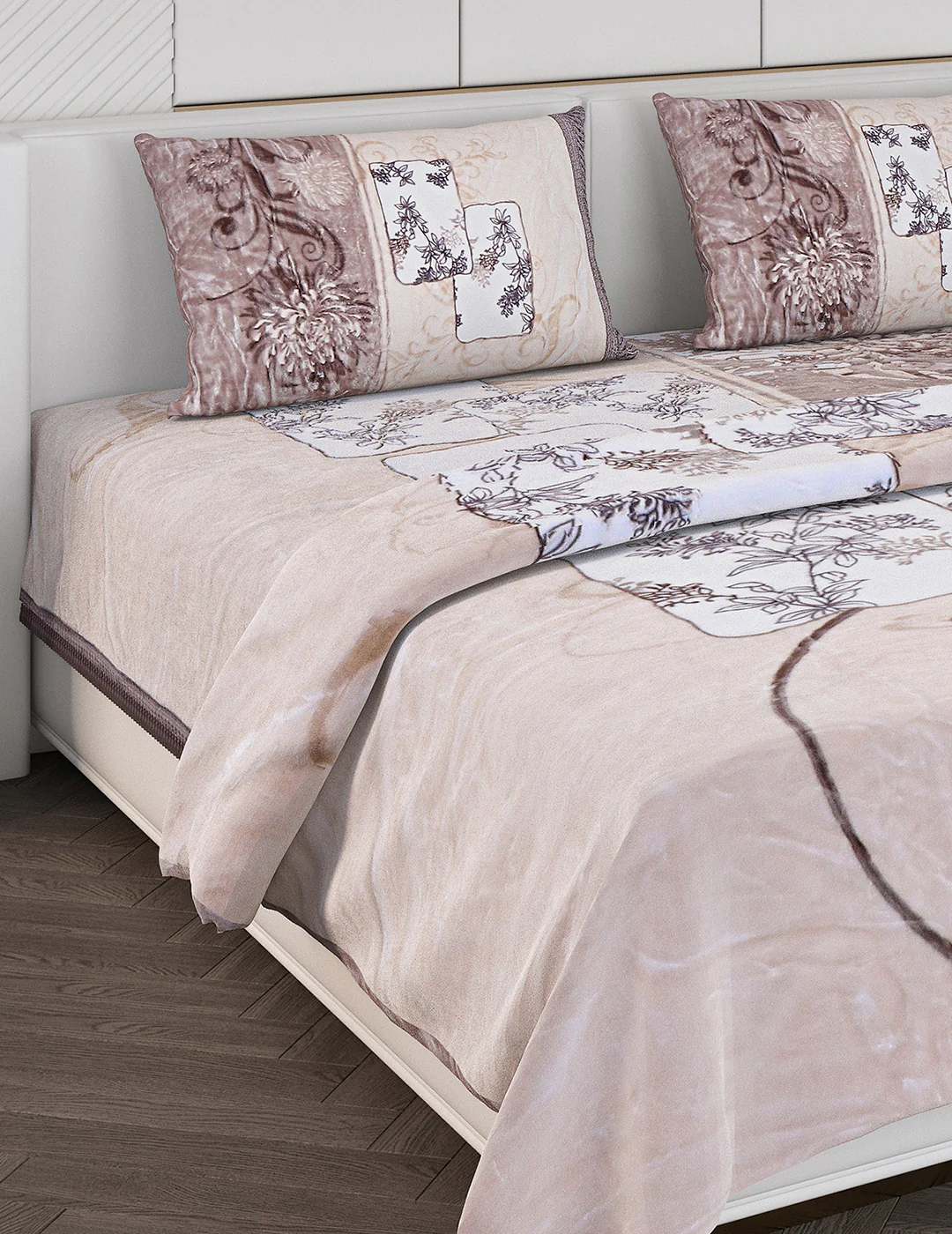 Printed Double Bed Bedding Set - Image 5