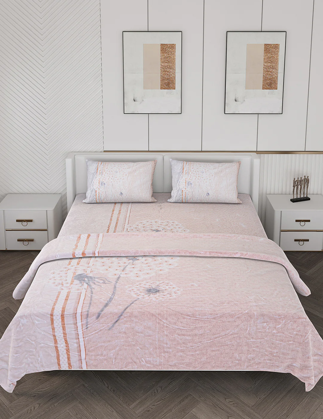 Printed Double Bed Bedding Set - Image 3
