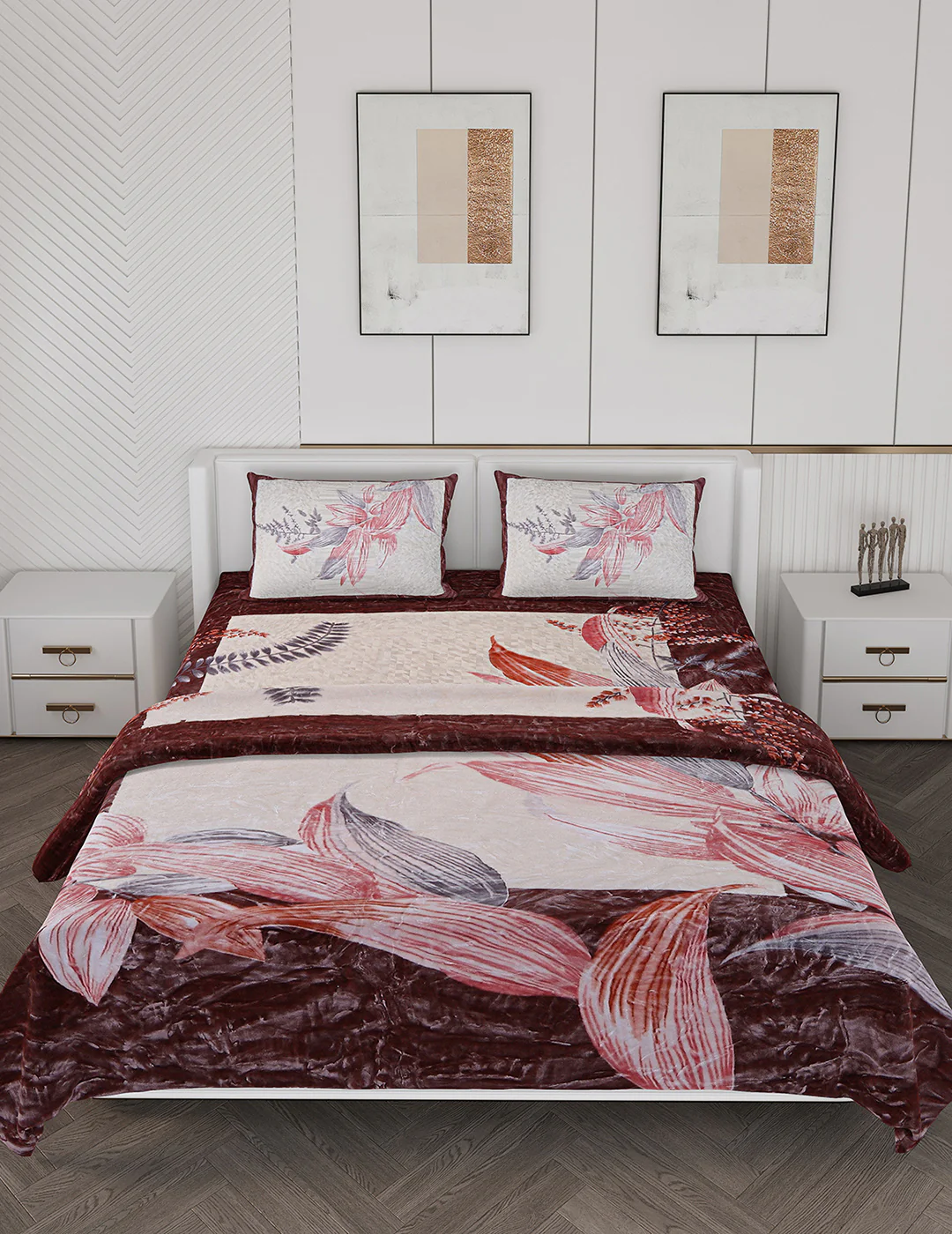 Printed Double Bed Bedding Set - Image 3