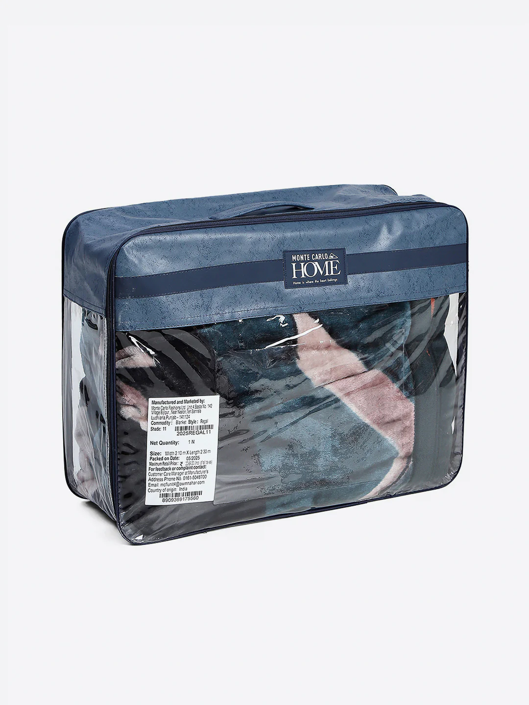 Printed Double Bed Blanket 1 Ply, 500 GSM, 2.4 kg (Regal) - Image 8