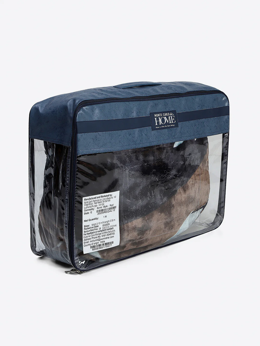 Printed Double Bed Blanket 1 Ply, 500 GSM, 2.4 kg (Regal) - Image 8