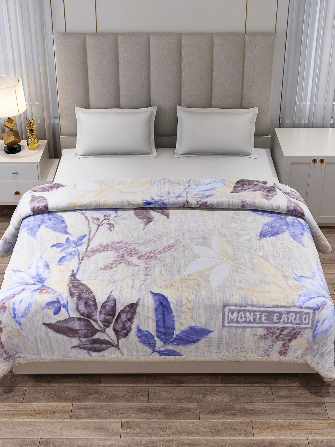 Printed Double Bed Reversible Blanket 2 Ply, 570 GSM, 3 kg (Royalgold Plus) - Image 3