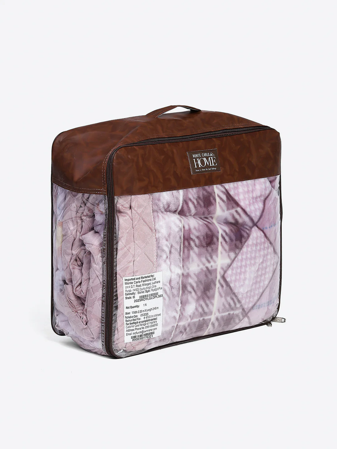 Printed Double Bed Reversible Blanket 2 Ply, 570 GSM, 3 kg (Royalgold Plus) - Image 8