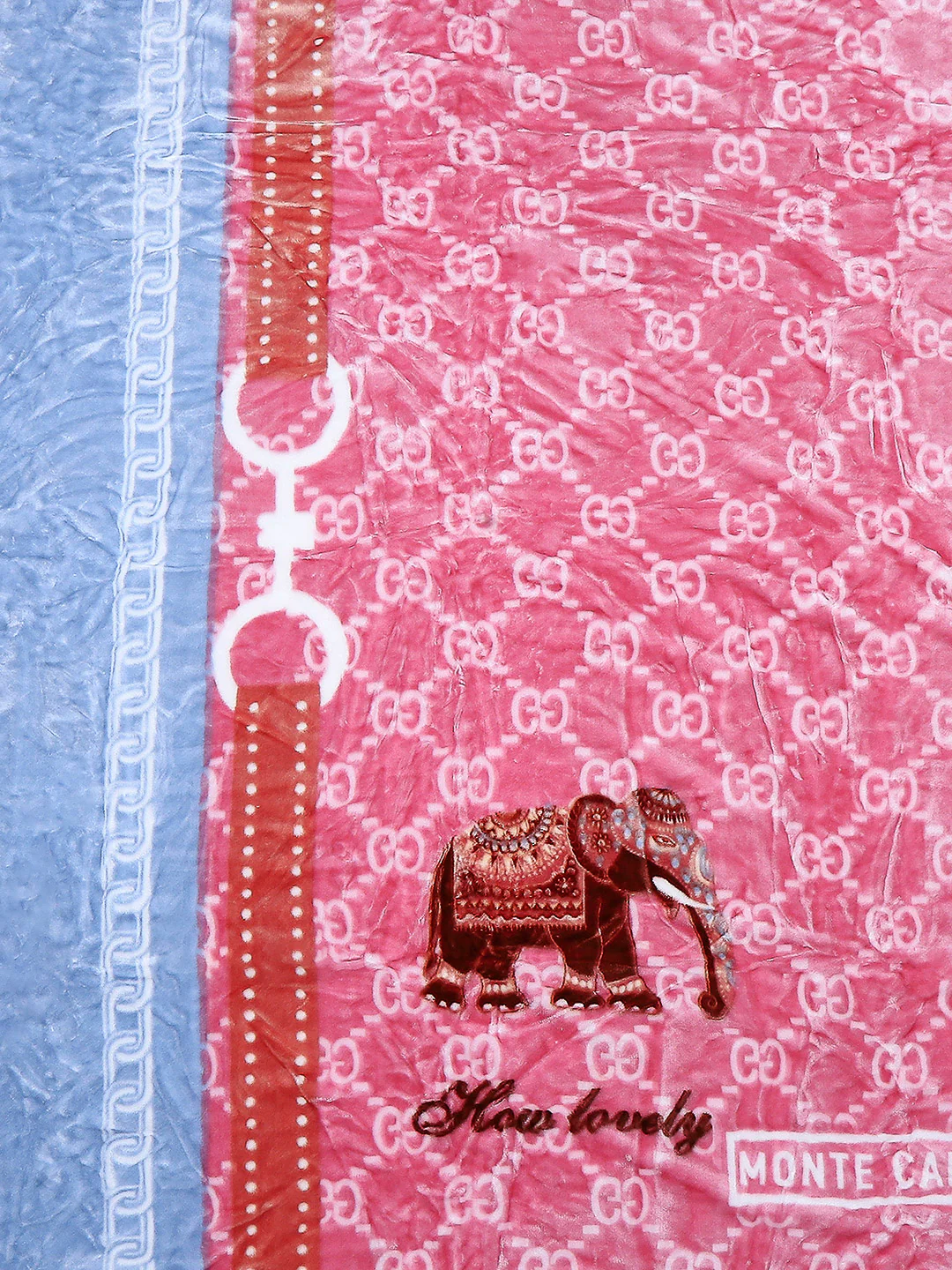Printed Double Bed Reversible Blanket 2 Ply, 570 GSM, 3 kg (Royalgold Plus) - Image 5
