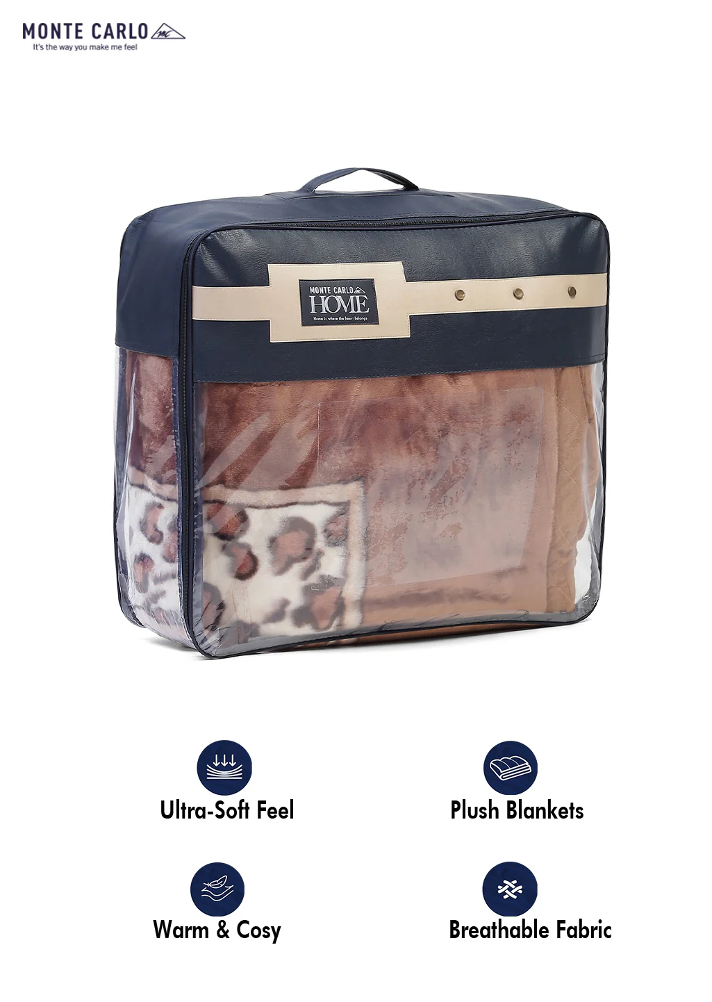 Printed Double Bed Reversible Blanket 2 Ply, 757 GSM, 4 kg (Super Star) - Image 12