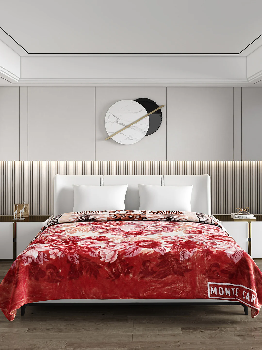 Printed Double Bed Reversible Blanket 2 Ply, 757 GSM, 4 kg (Super Star) - Image 3