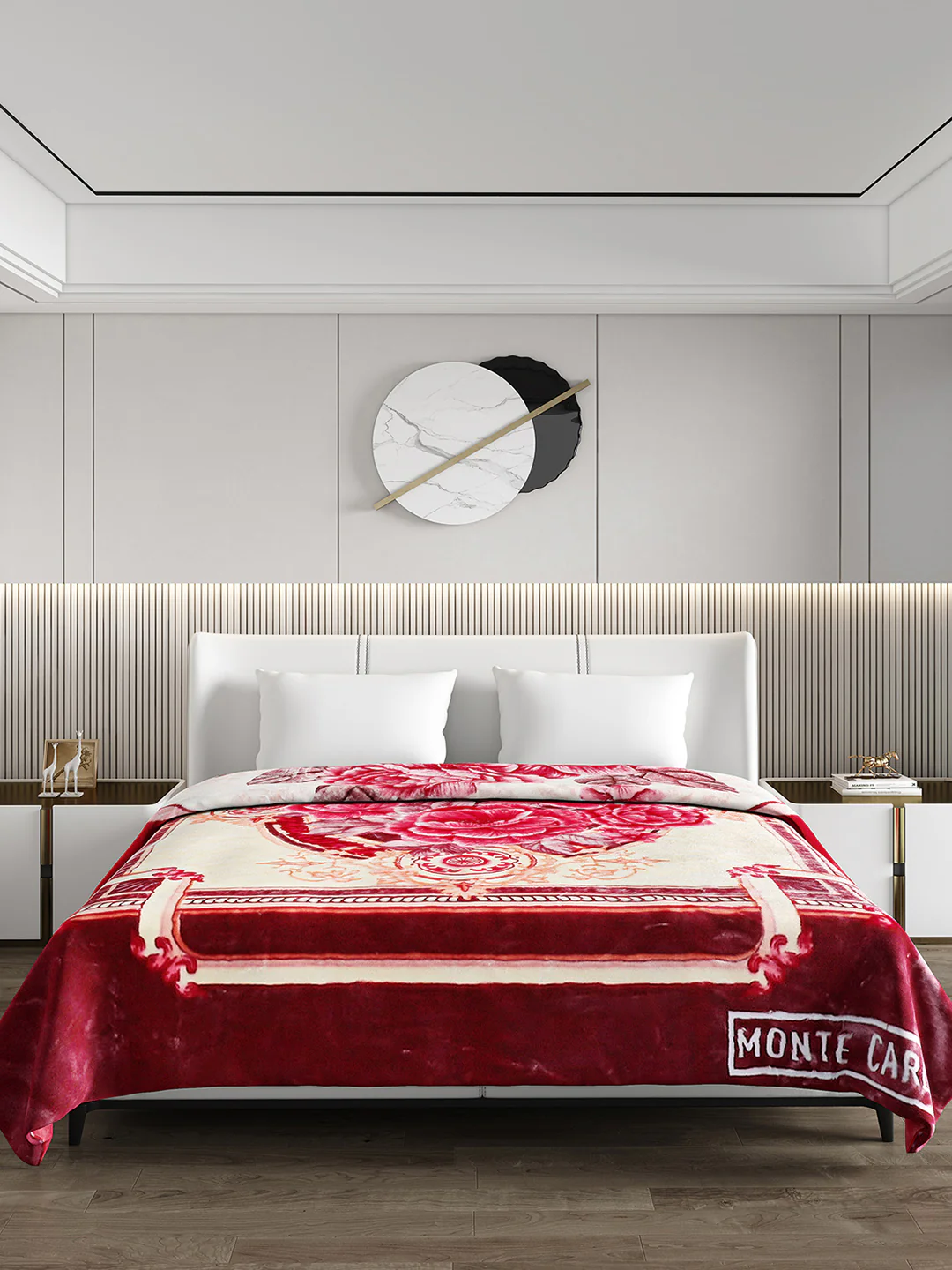 Printed Double Bed Reversible Blanket 2 Ply, 757 GSM, 4 kg (Super Star) - Image 3