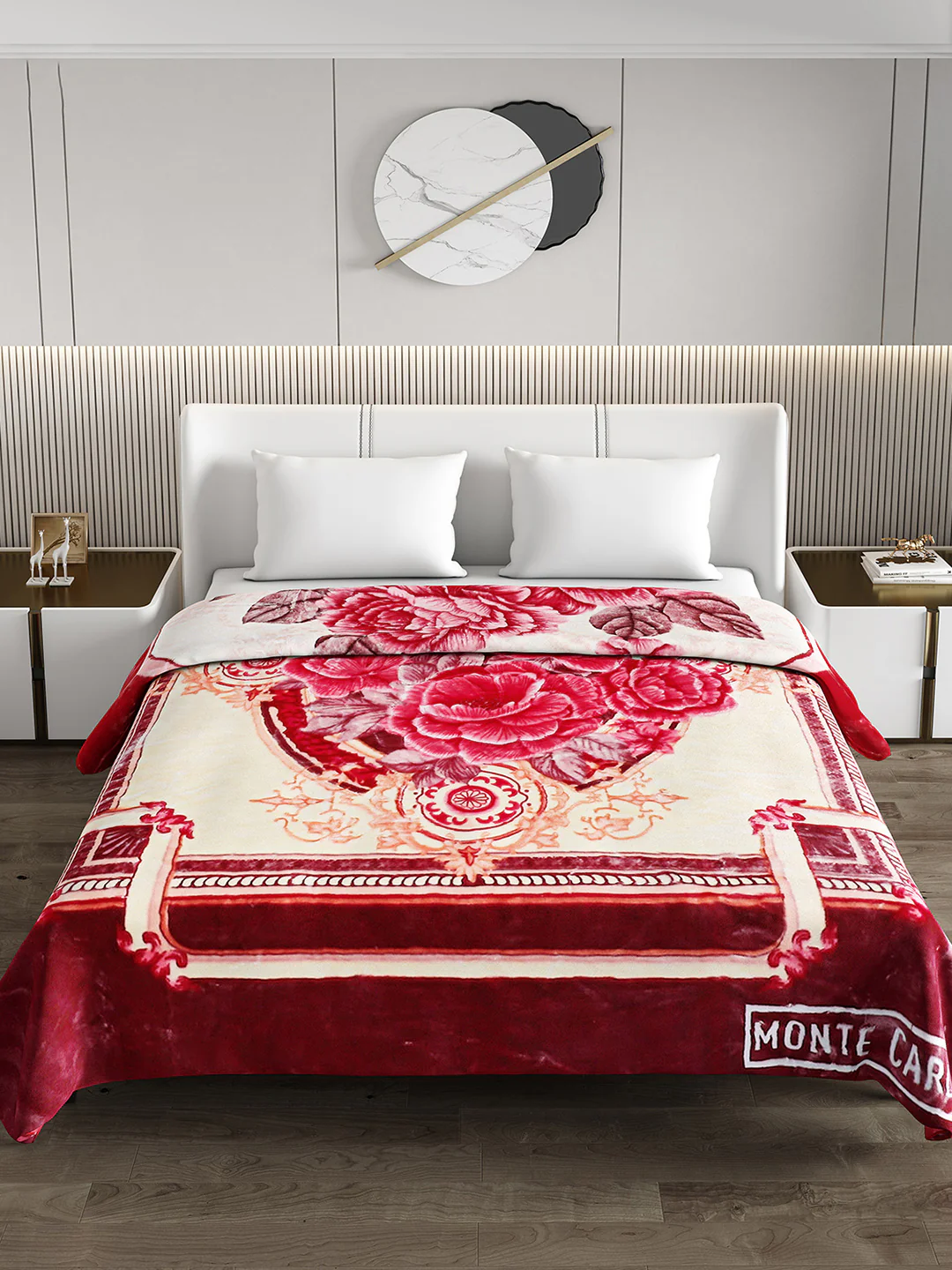 Printed Double Bed Reversible Blanket 2 Ply, 757 GSM, 4 kg (Super Star) - Image 4