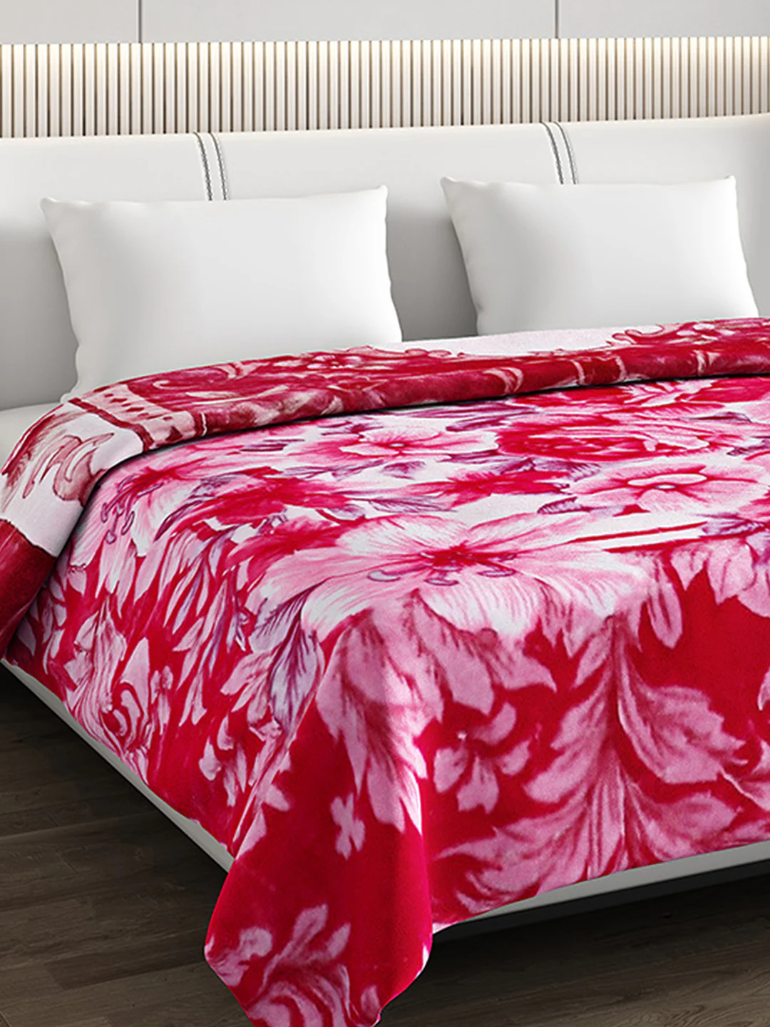 Printed Double Bed Reversible Blanket 2 Ply, 757 GSM, 4 kg (Super Star) - Image 6