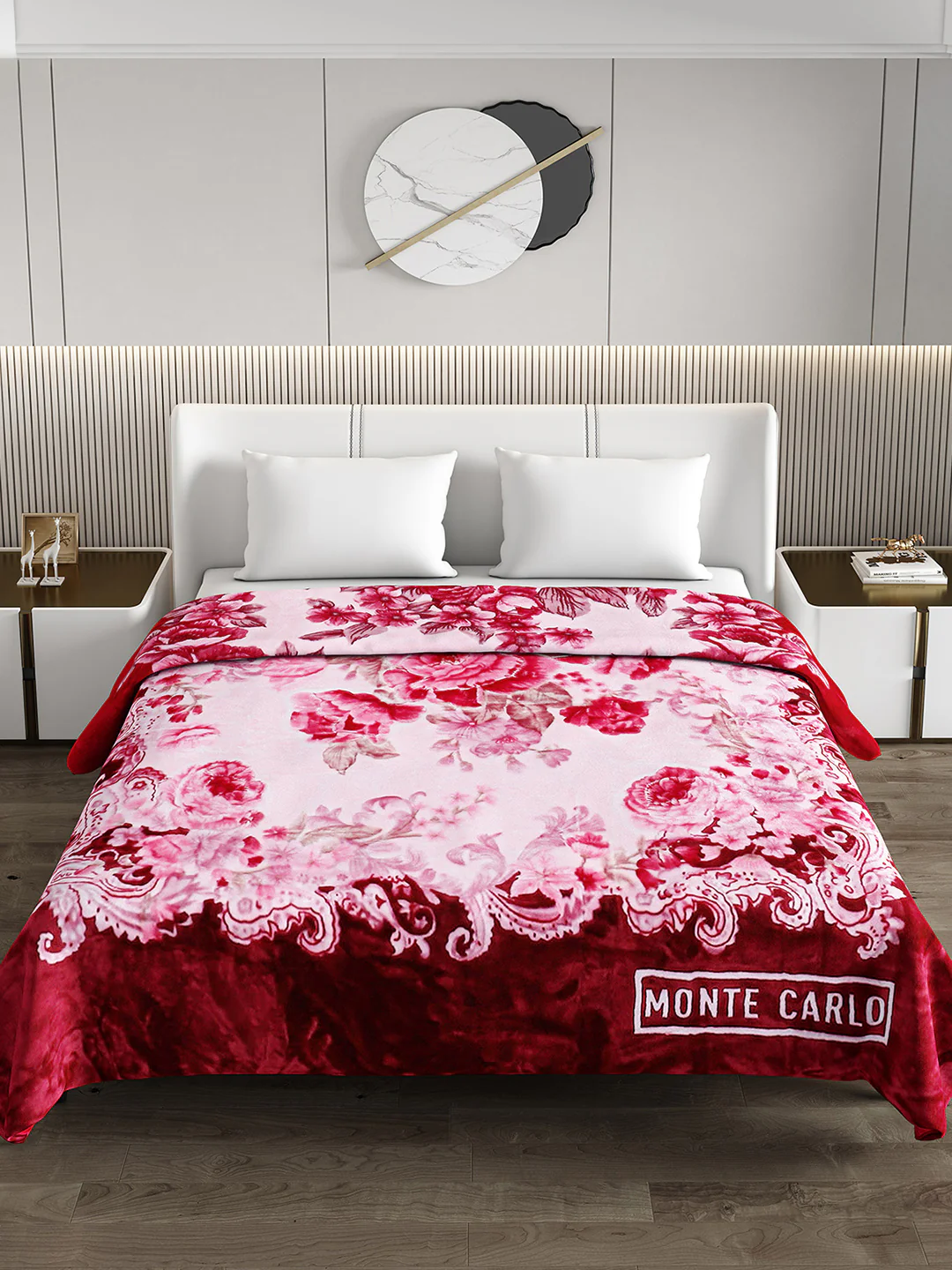 Printed Double Bed Reversible Blanket 2 Ply, 757 GSM, 4 kg (Super Star) - Image 4