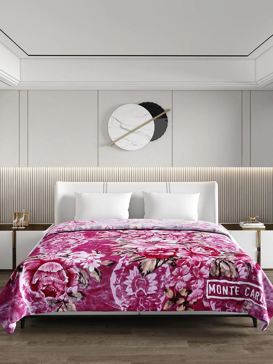 Printed Double Bed Reversible Blanket 2 Ply, 757 GSM, 4 kg (Super Star) - Image 3