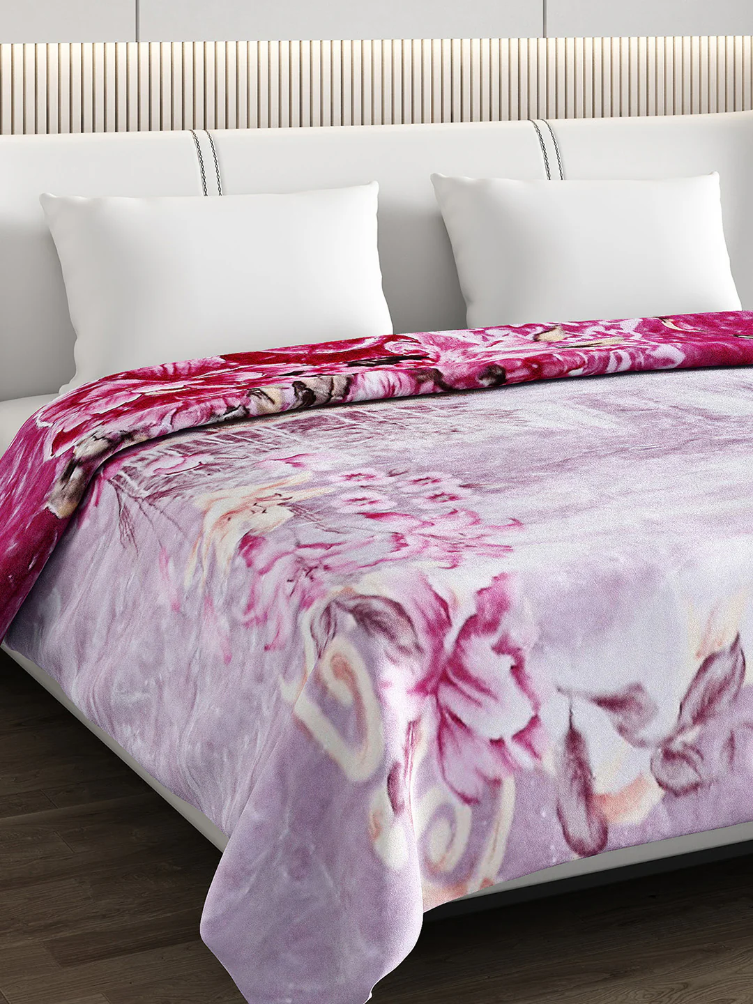 Printed Double Bed Reversible Blanket 2 Ply, 757 GSM, 4 kg (Super Star) - Image 6