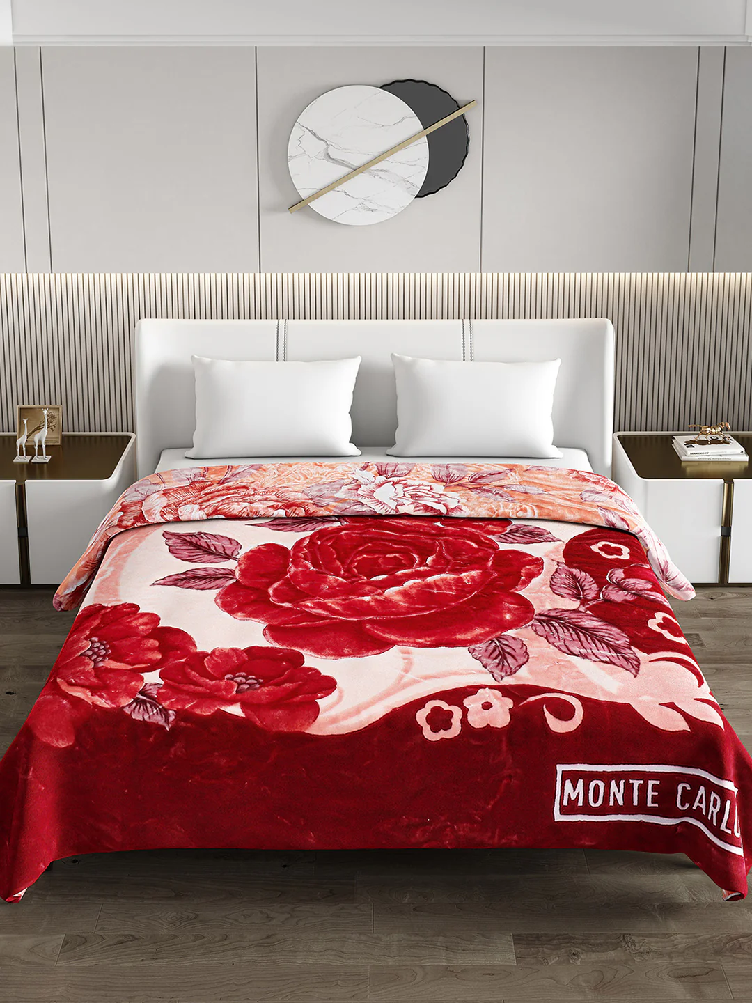 Printed Double Bed Reversible Blanket 2 Ply, 757 GSM, 4 kg (Super Star) - Image 4