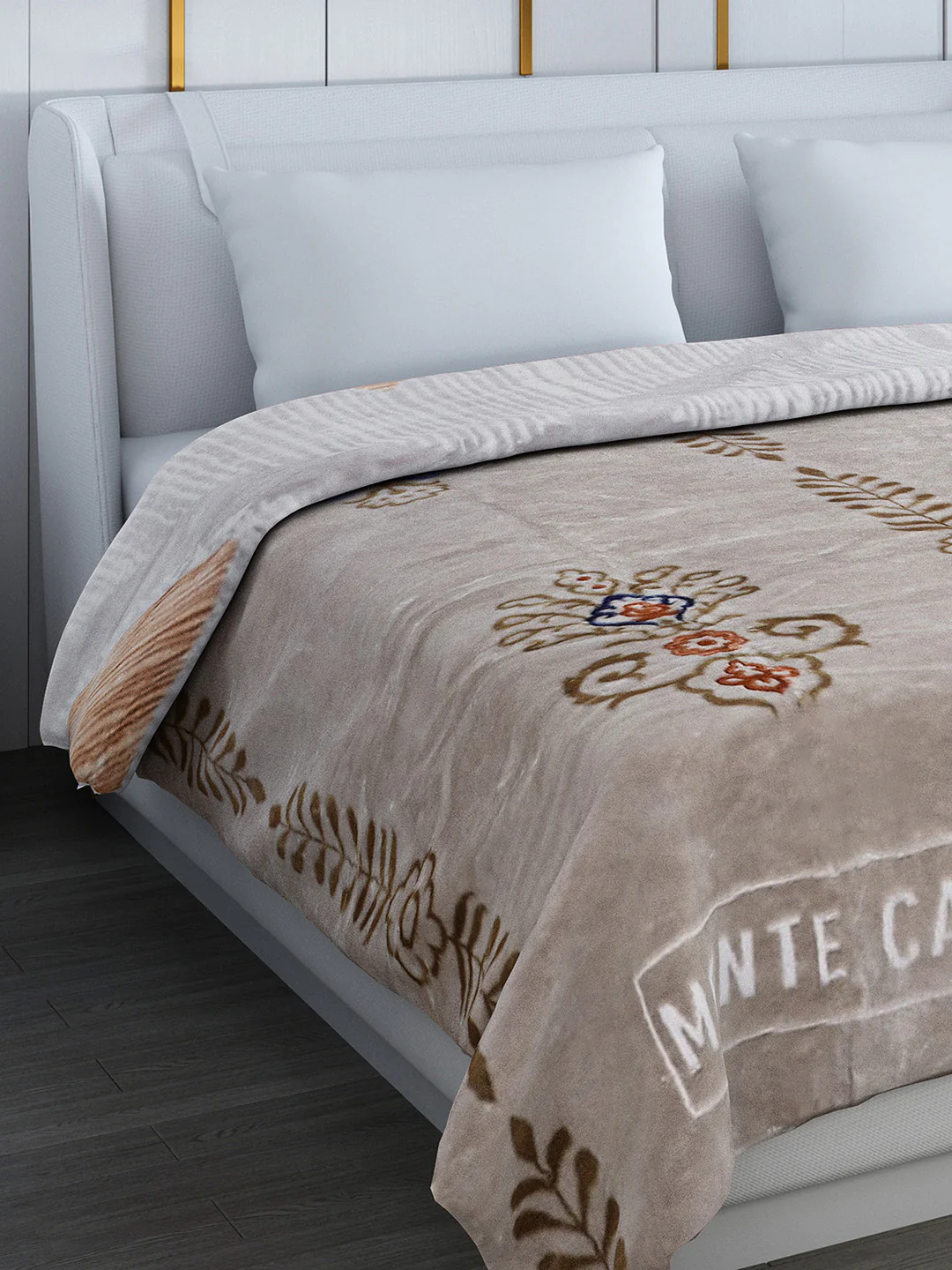 Printed Double Bed Reversible Blanket 2 Ply, 853 GSM, 4.5 kg (Tohfa) - Image 6