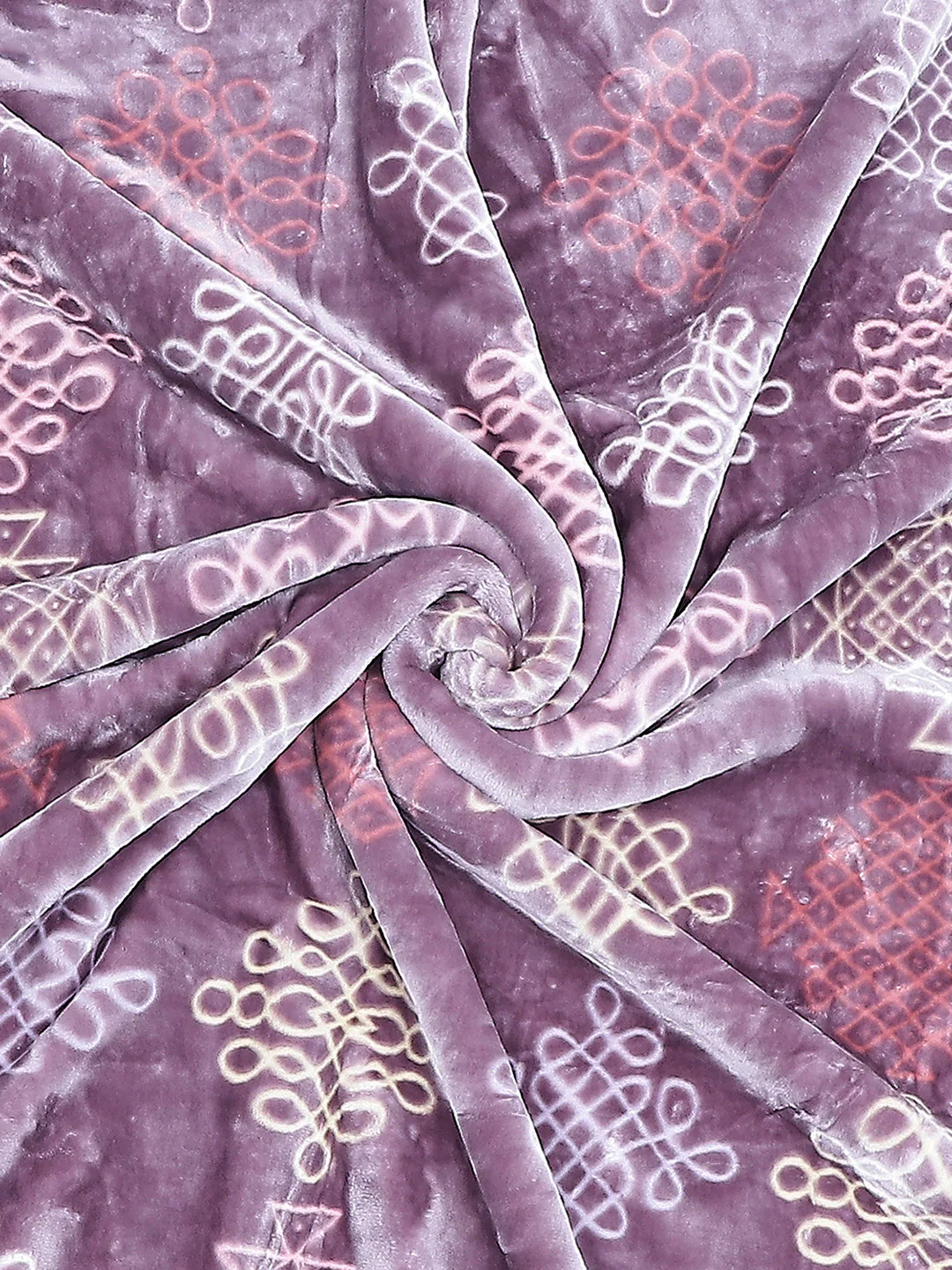 Printed Double Bed Reversible Blanket 2 Ply, 853 GSM, 4.5 kg (Tohfa) - Image 9