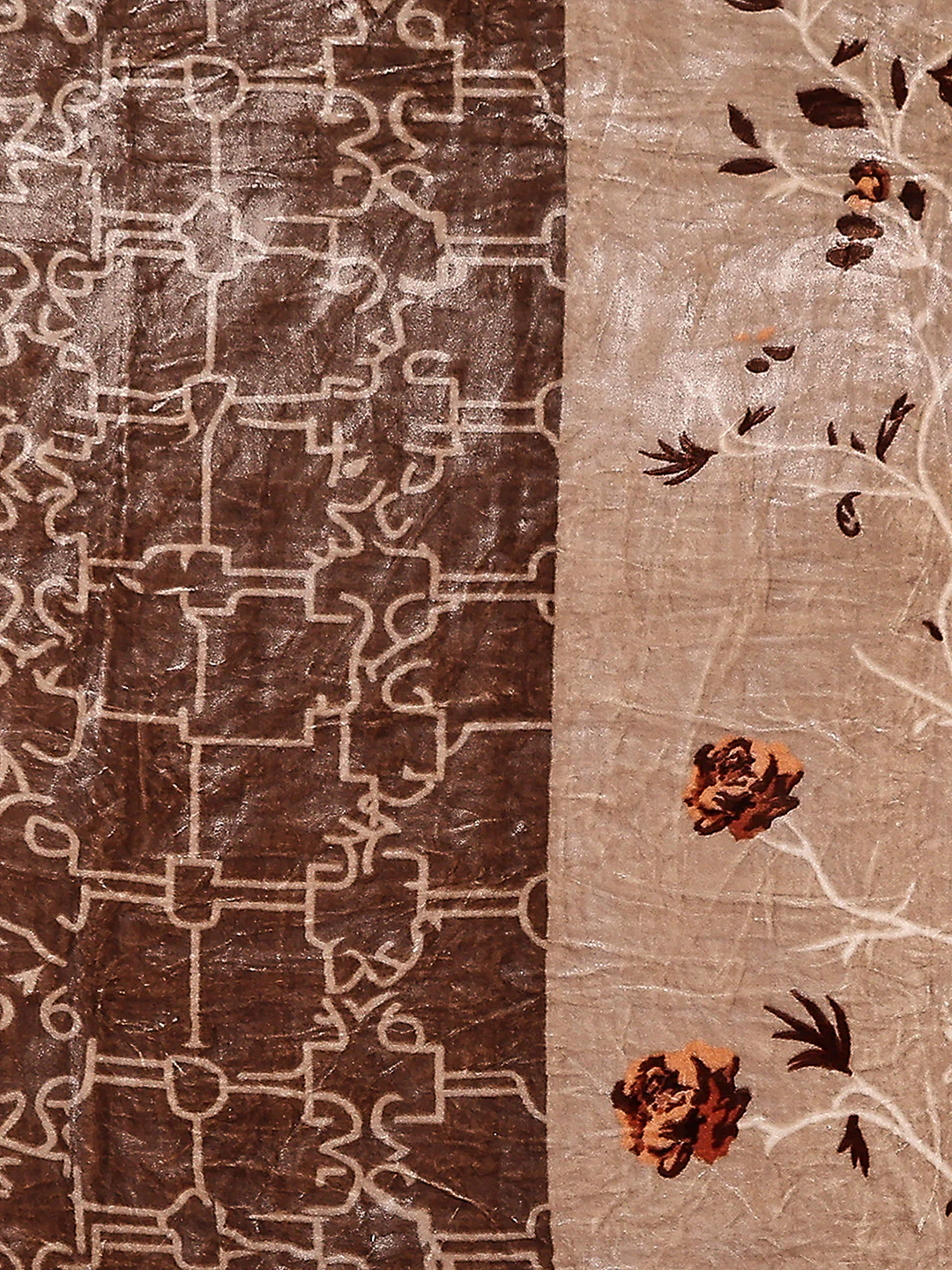 Printed Double Bed Reversible Blanket 2 Ply, 872 GSM, 4.6 kg (Moonvalley) - Image 5