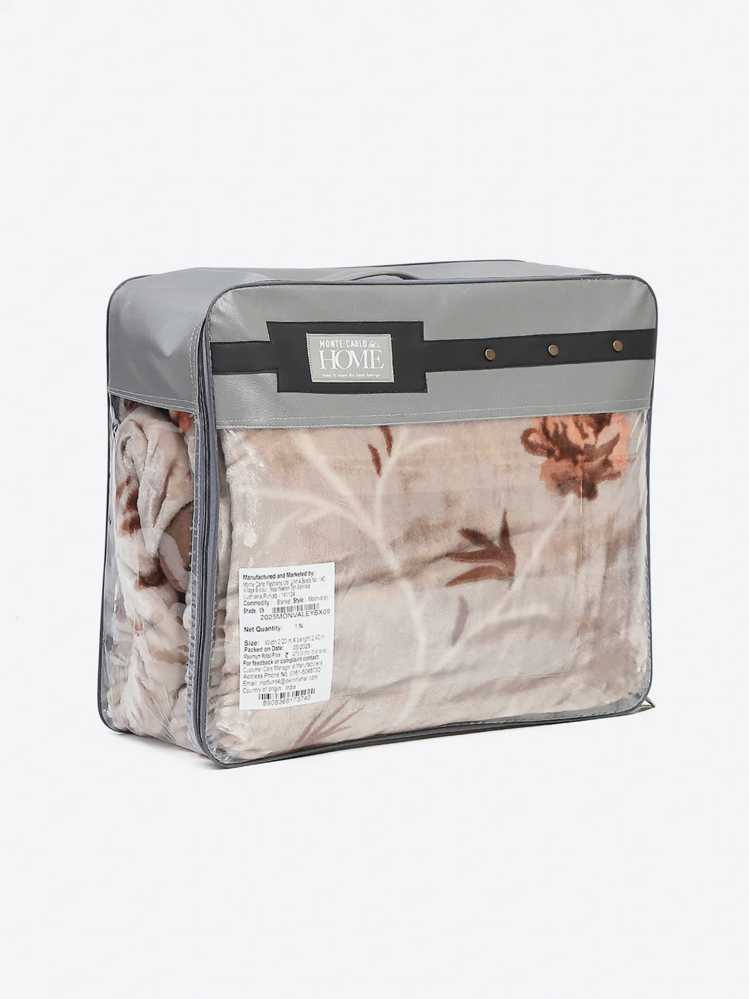 Printed Double Bed Reversible Blanket 2 Ply, 872 GSM, 4.6 kg (Moonvalley) - Image 8