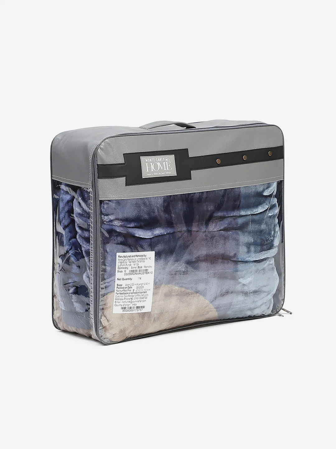 Printed Double Bed Reversible Blanket 2 Ply, 872 GSM, 4.6 kg (Moonvalley) - Image 8