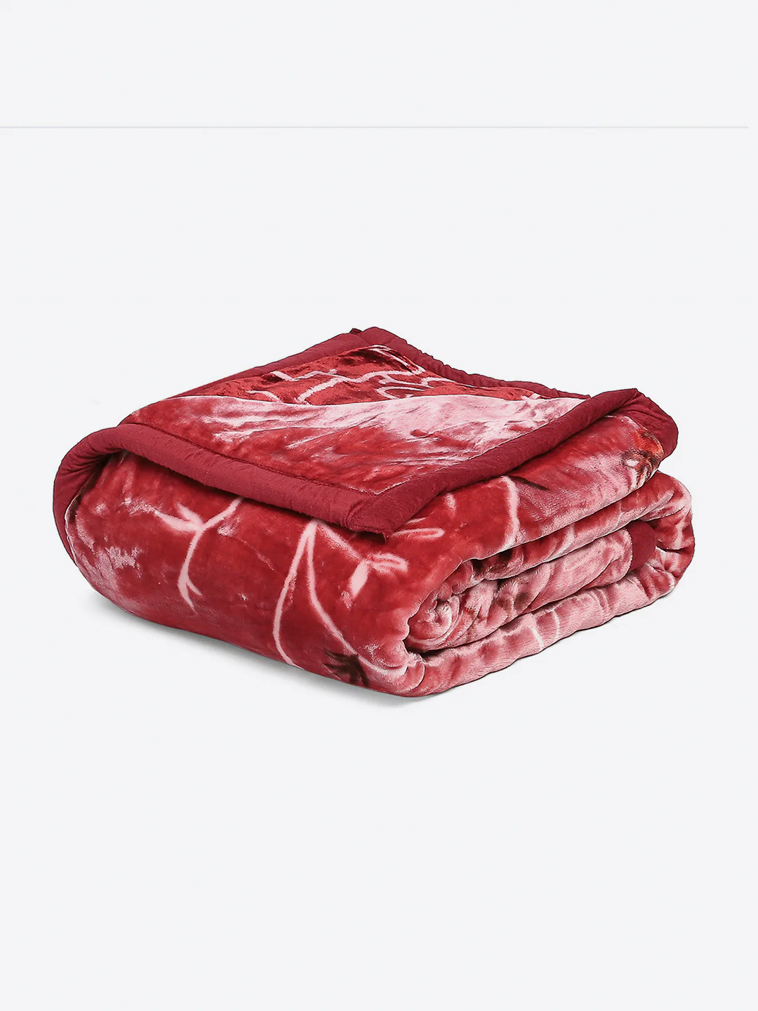 Printed Double Bed Reversible Blanket 2 Ply, 872 GSM, 4.6 kg (Moonvalley) - Image 7