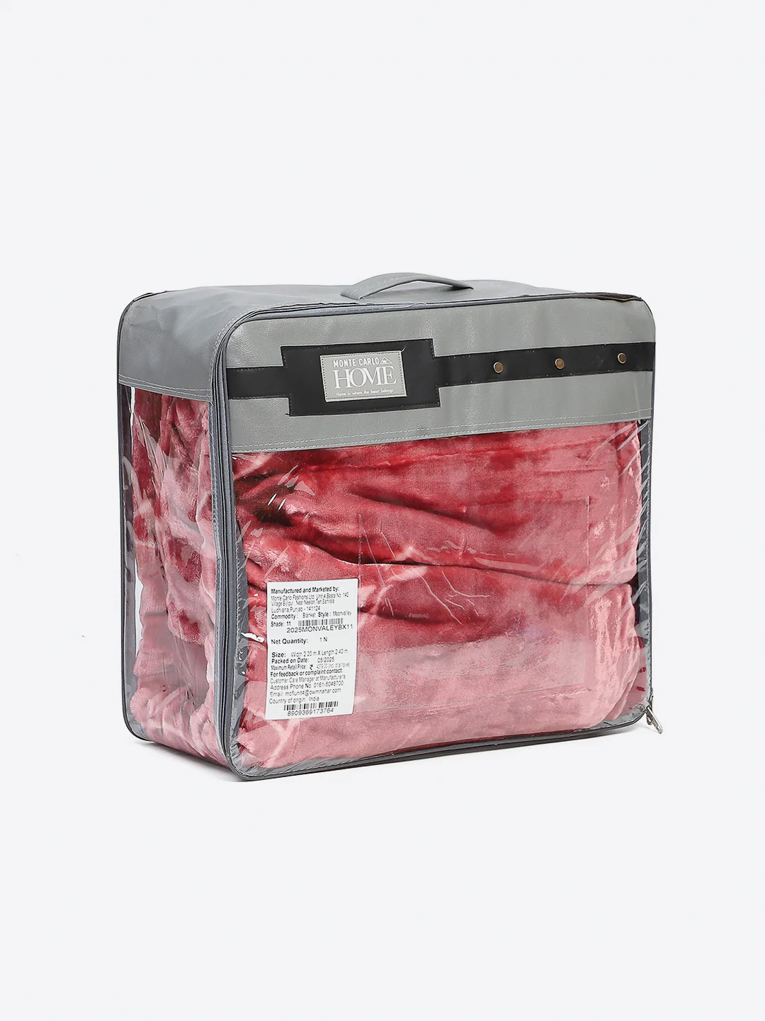 Printed Double Bed Reversible Blanket 2 Ply, 872 GSM, 4.6 kg (Moonvalley) - Image 8