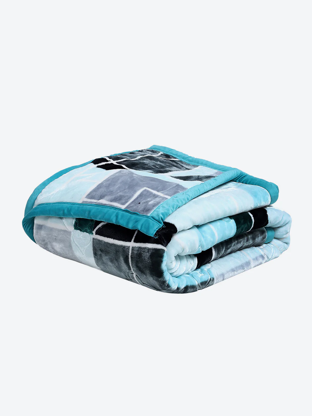 Printed Double Bed Reversible Blanket 2 Ply, 910 GSM, 4.8 kg (Vista) - Image 5