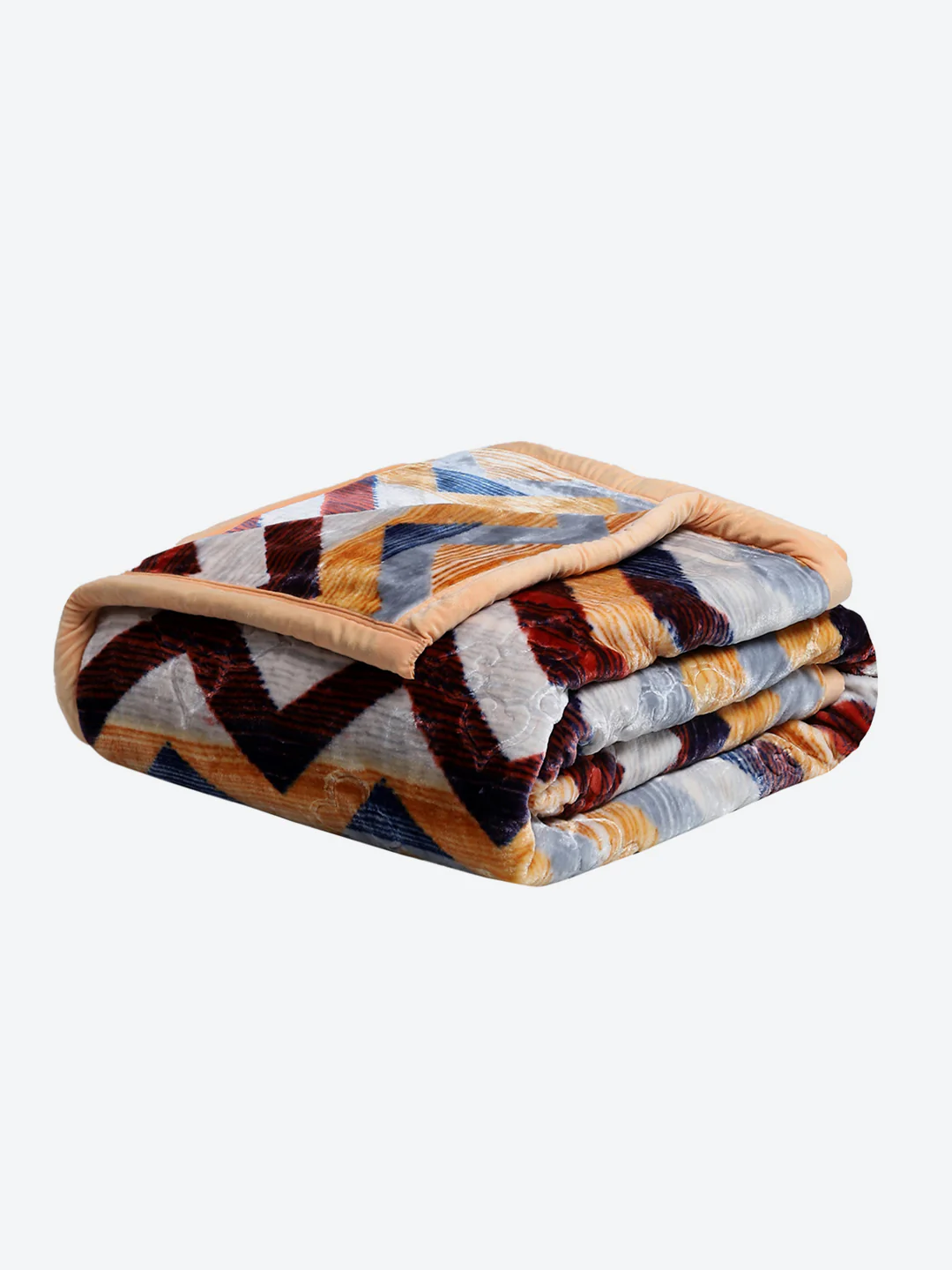 Printed Double Bed Reversible Blanket 2 Ply, 910 GSM, 4.8 kg (Vista) - Image 5